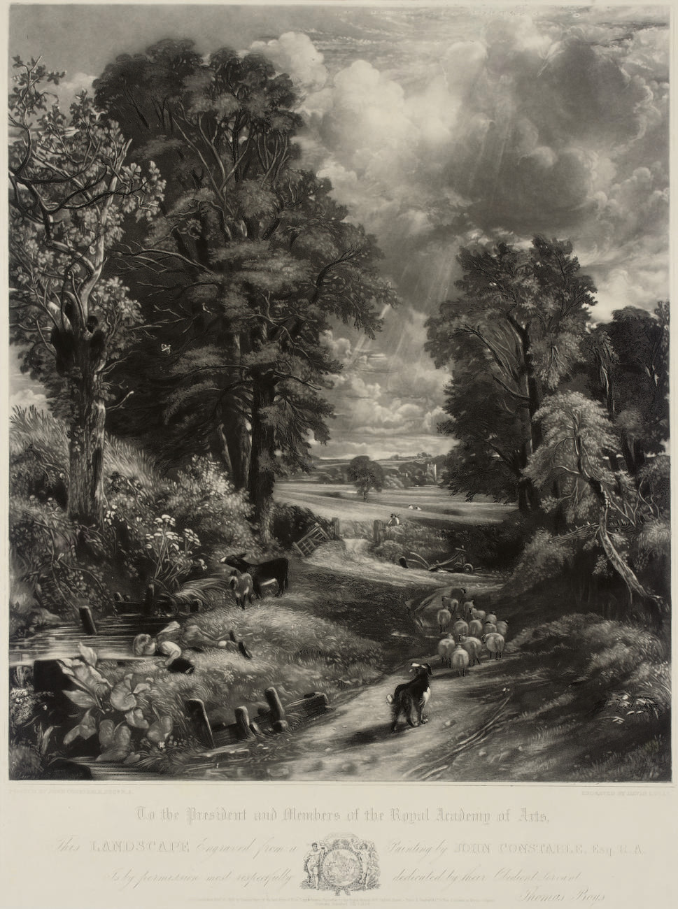 John Constable — Кукурузное поле