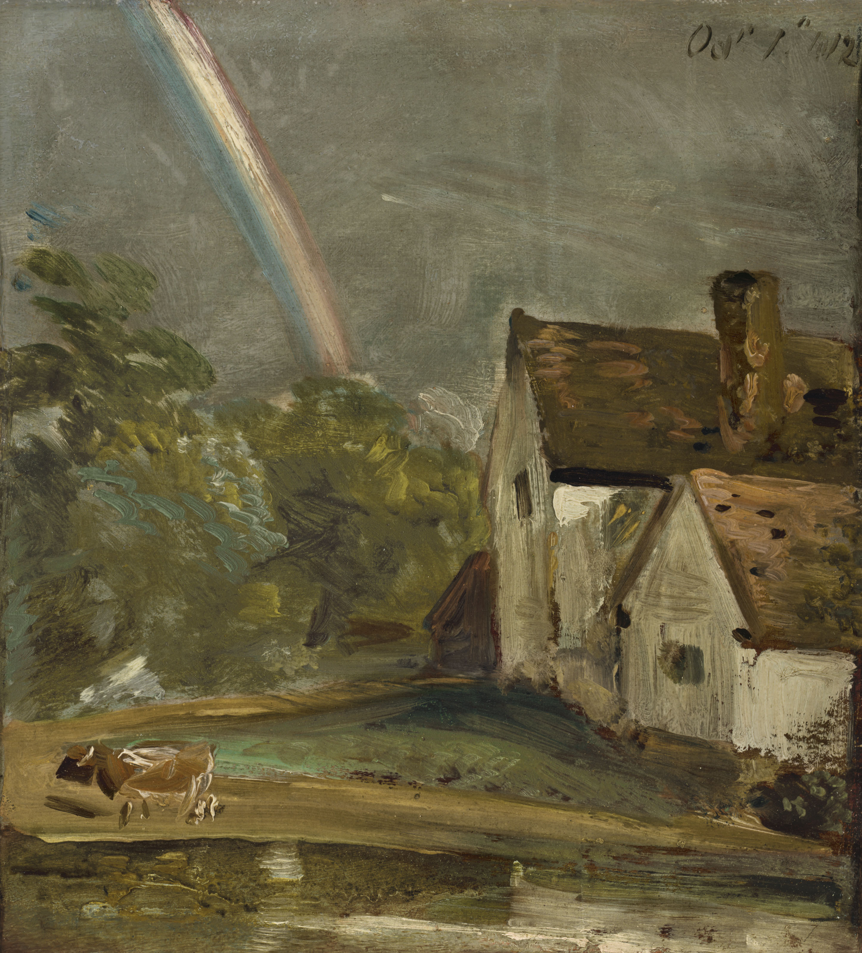 John Constable — Домик Вилли Лотта с радугой