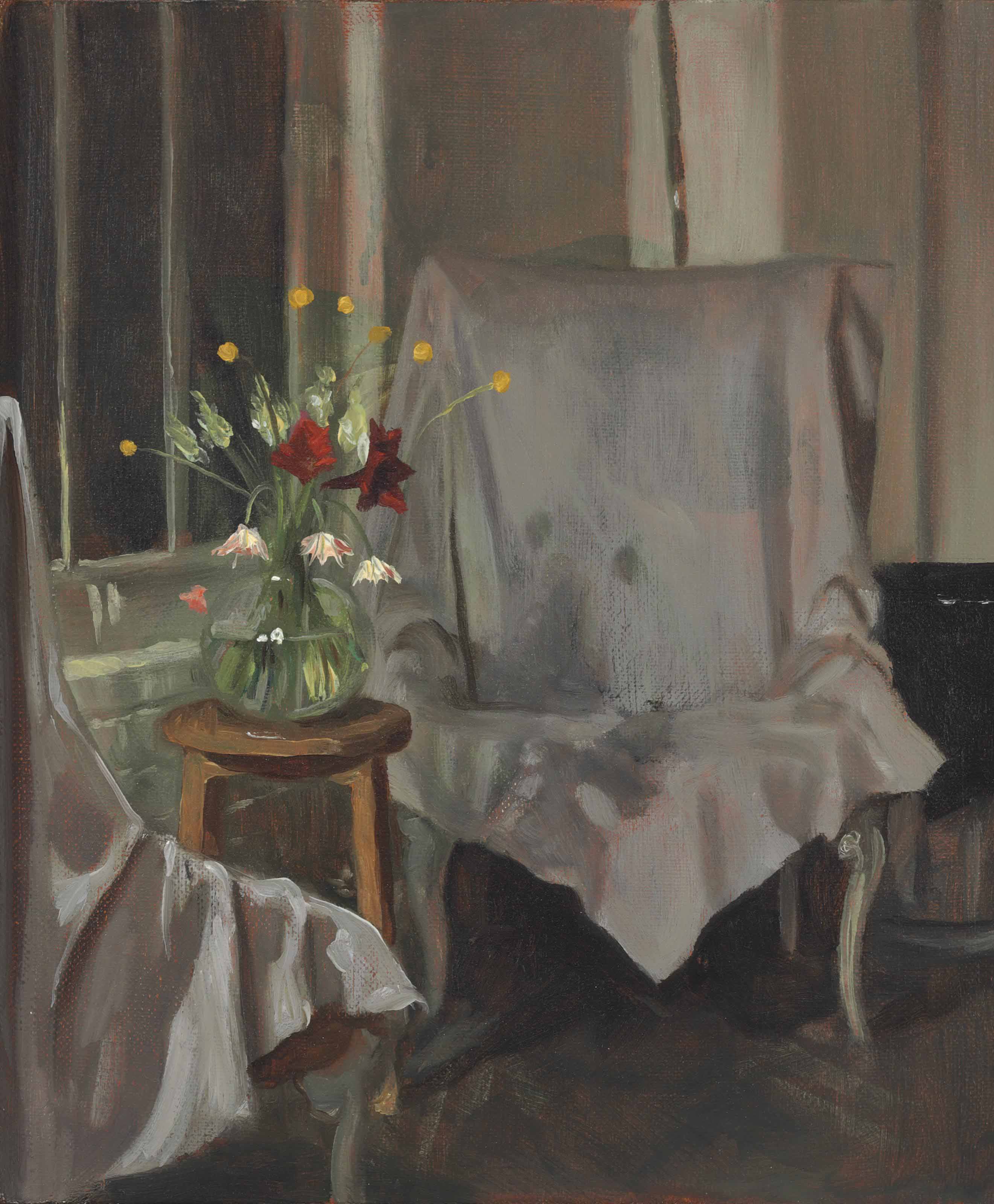 John Currin — Обтянутый стул
