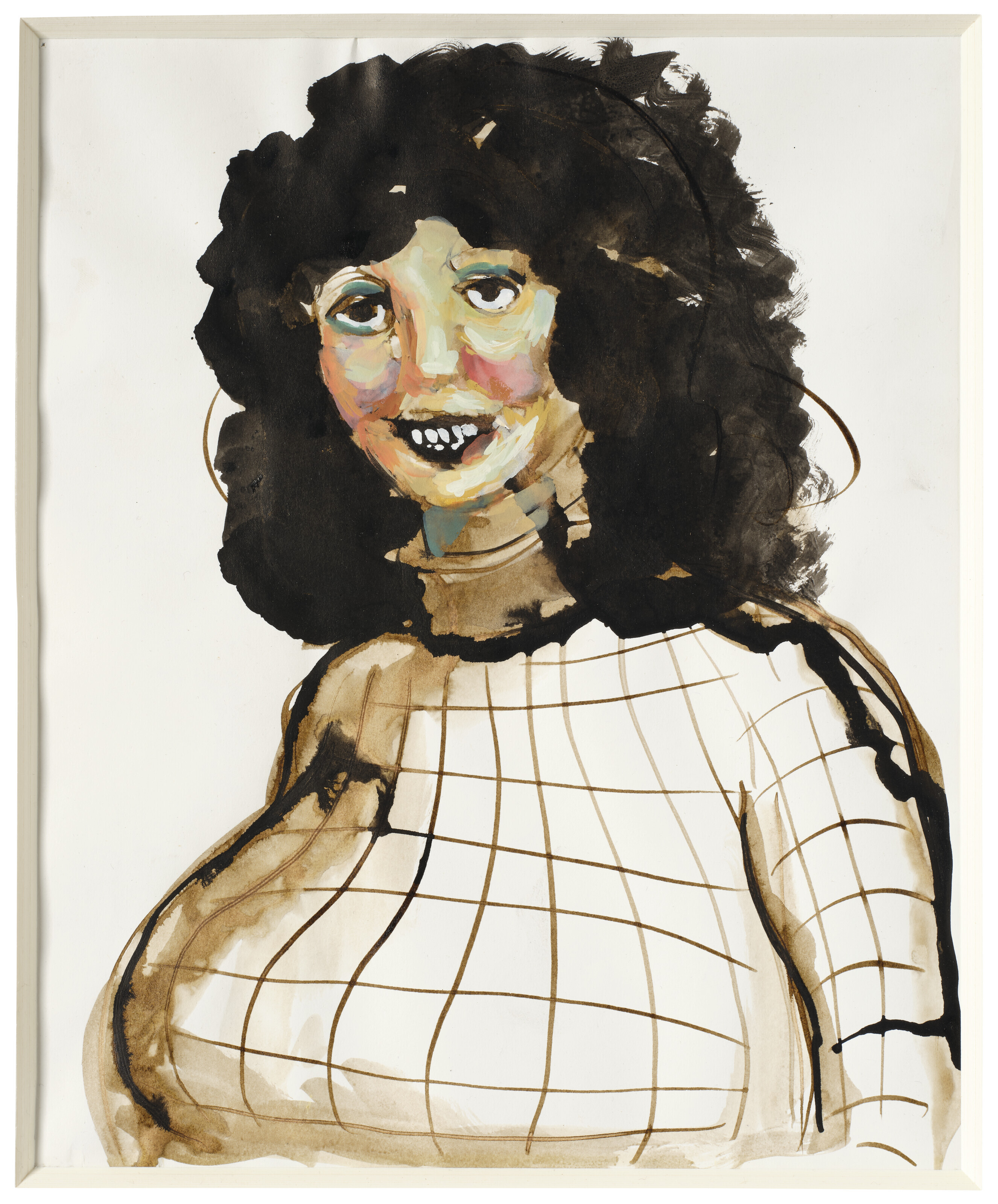 John Currin — Улыбающаяся девушка