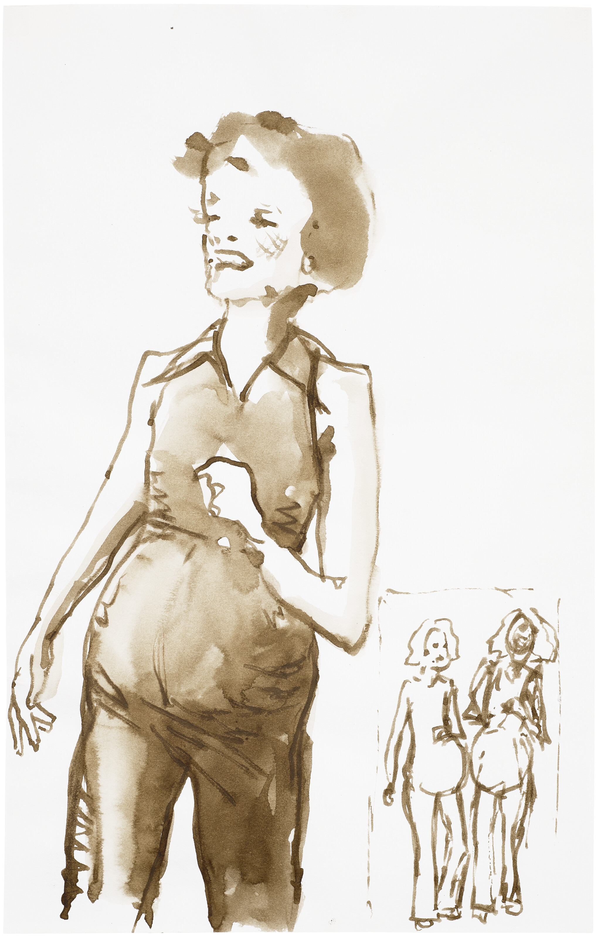 John Currin — Беременная женщина