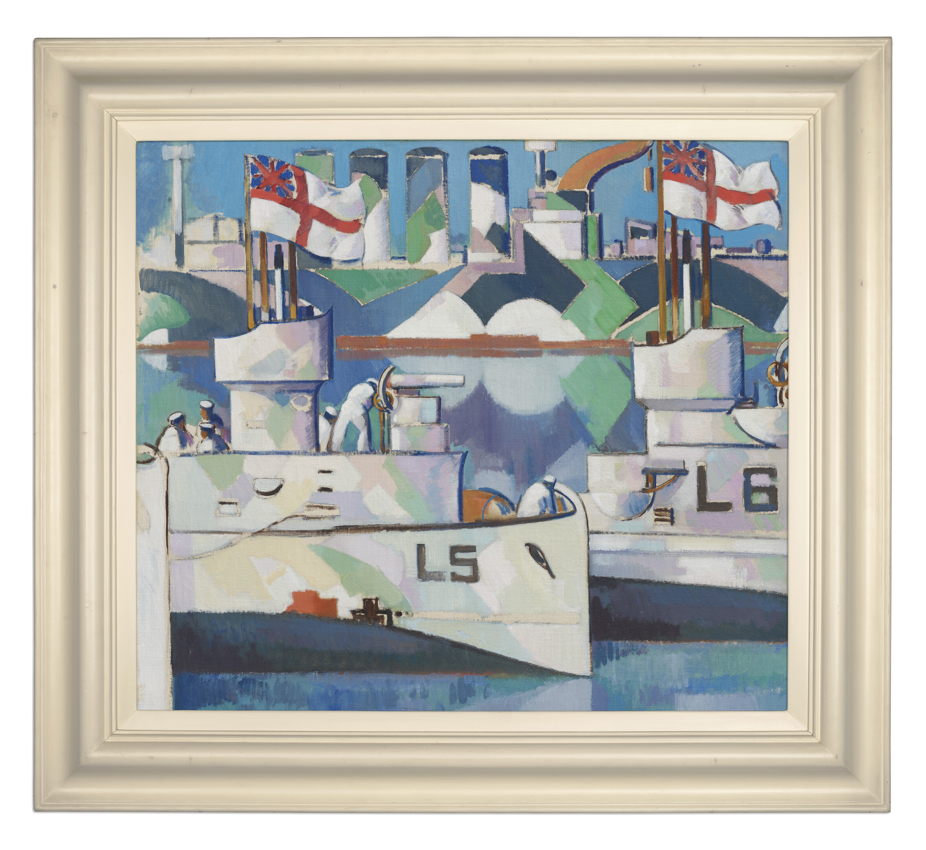 John Duncan Fergusson — Подводные лодки и замаскированный линкор, изображение 2
