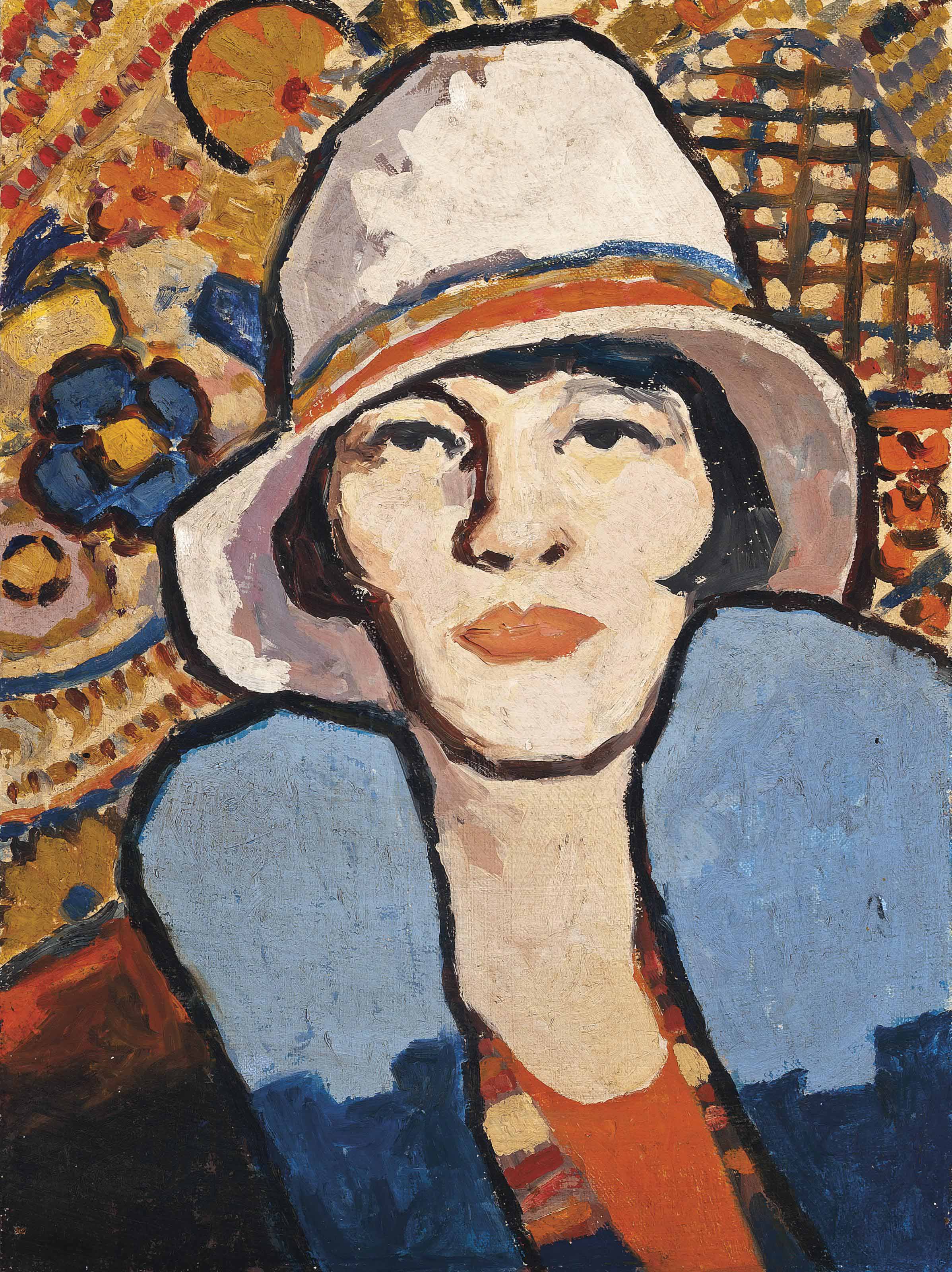 John Duncan Fergusson — Белая шляпа