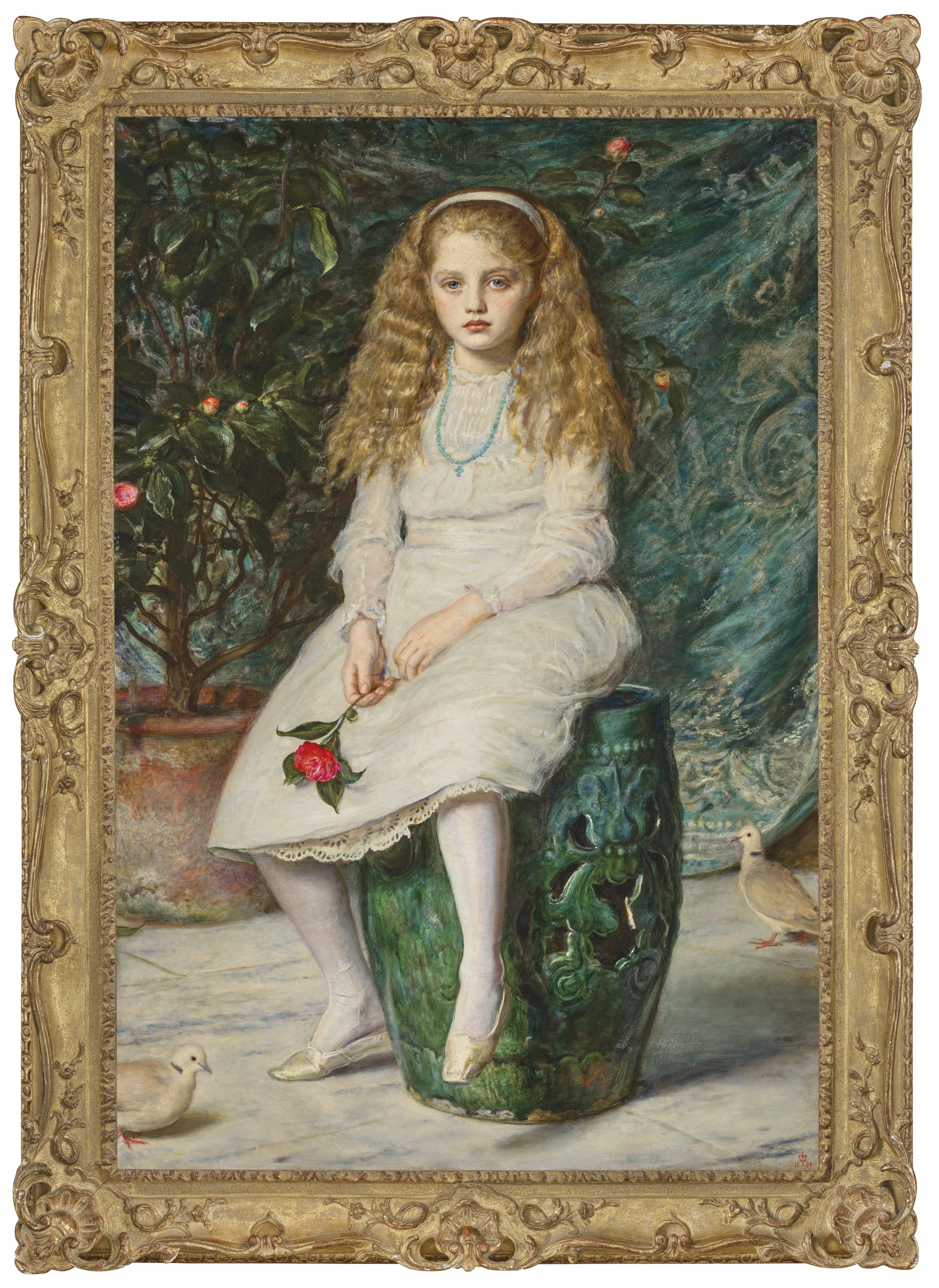 John Everett Millais — Нина, дочь Фредерика Леманна, эсквайра., изображение 2