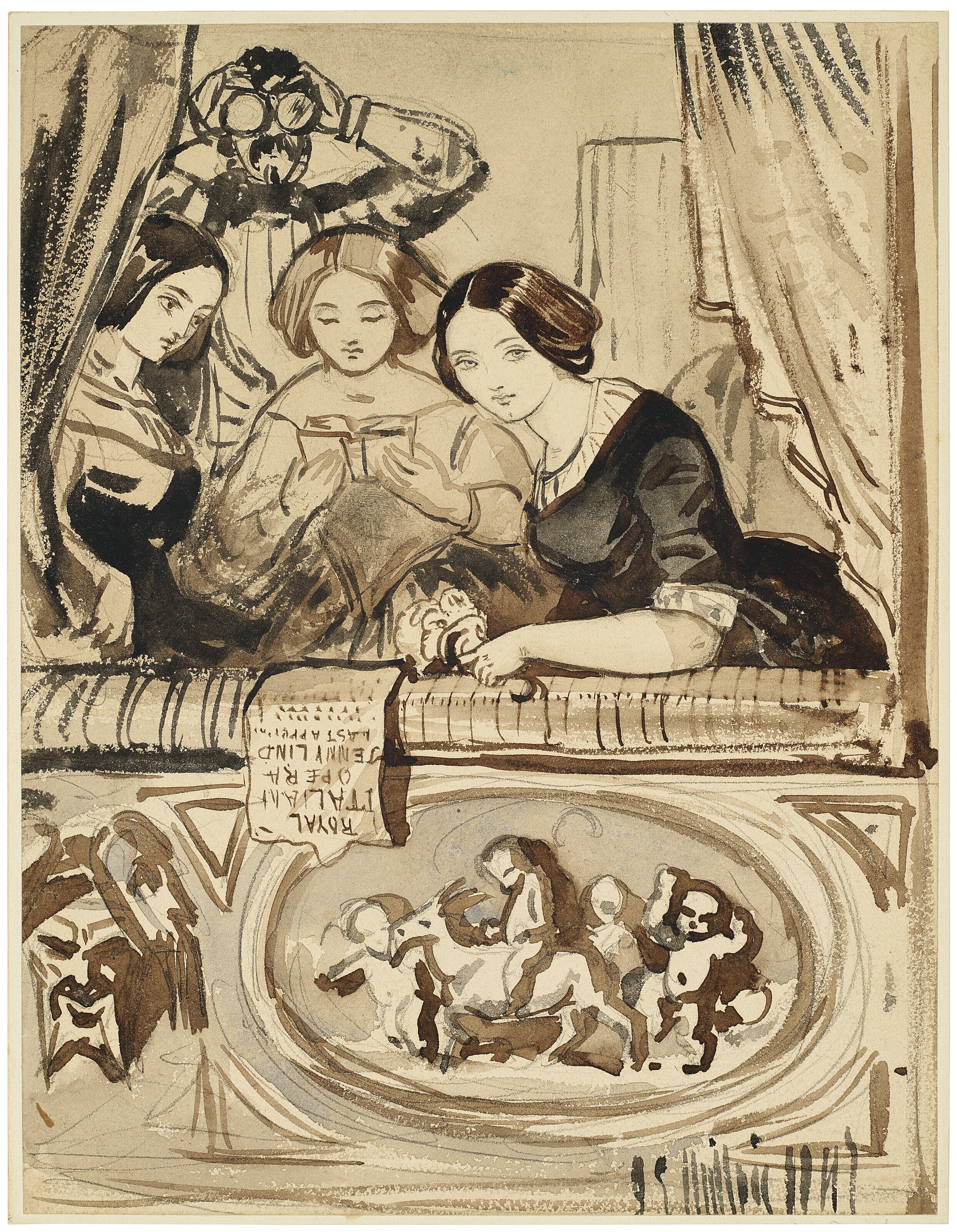 John Everett Millais — Прощальный концерт Дженни Линд, Лондон, 10 мая 1849 года