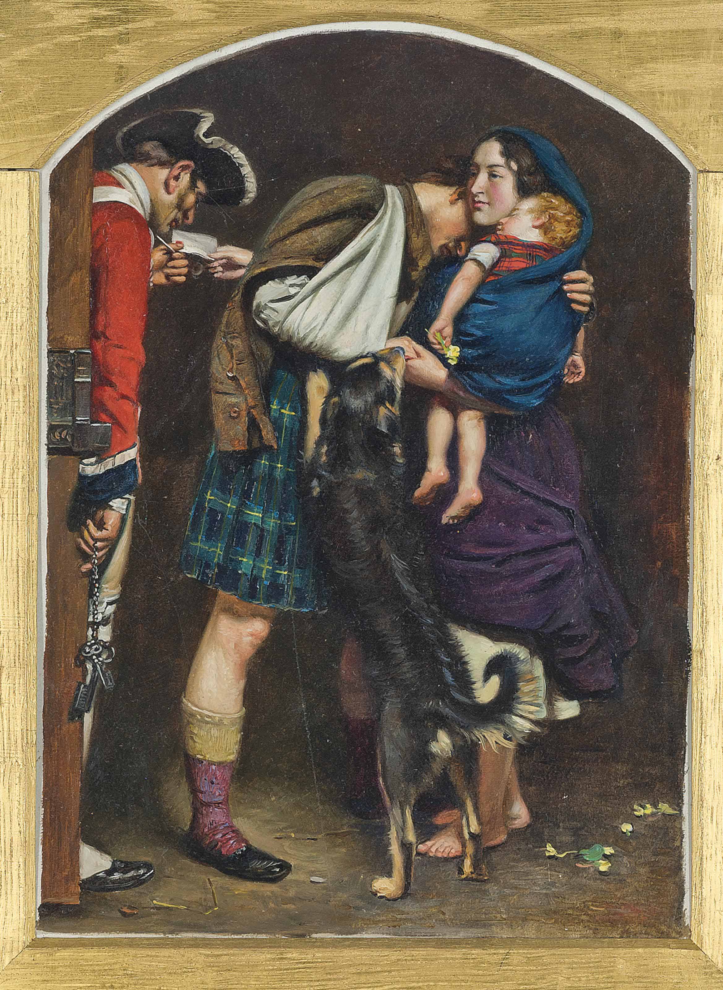 John Everett Millais — Приказ об освобождении, 1746 год