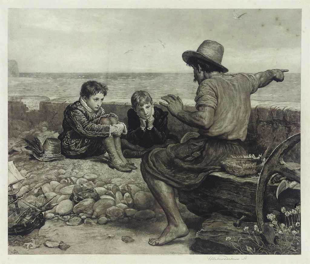 John Everett Millais — Детство Рэли