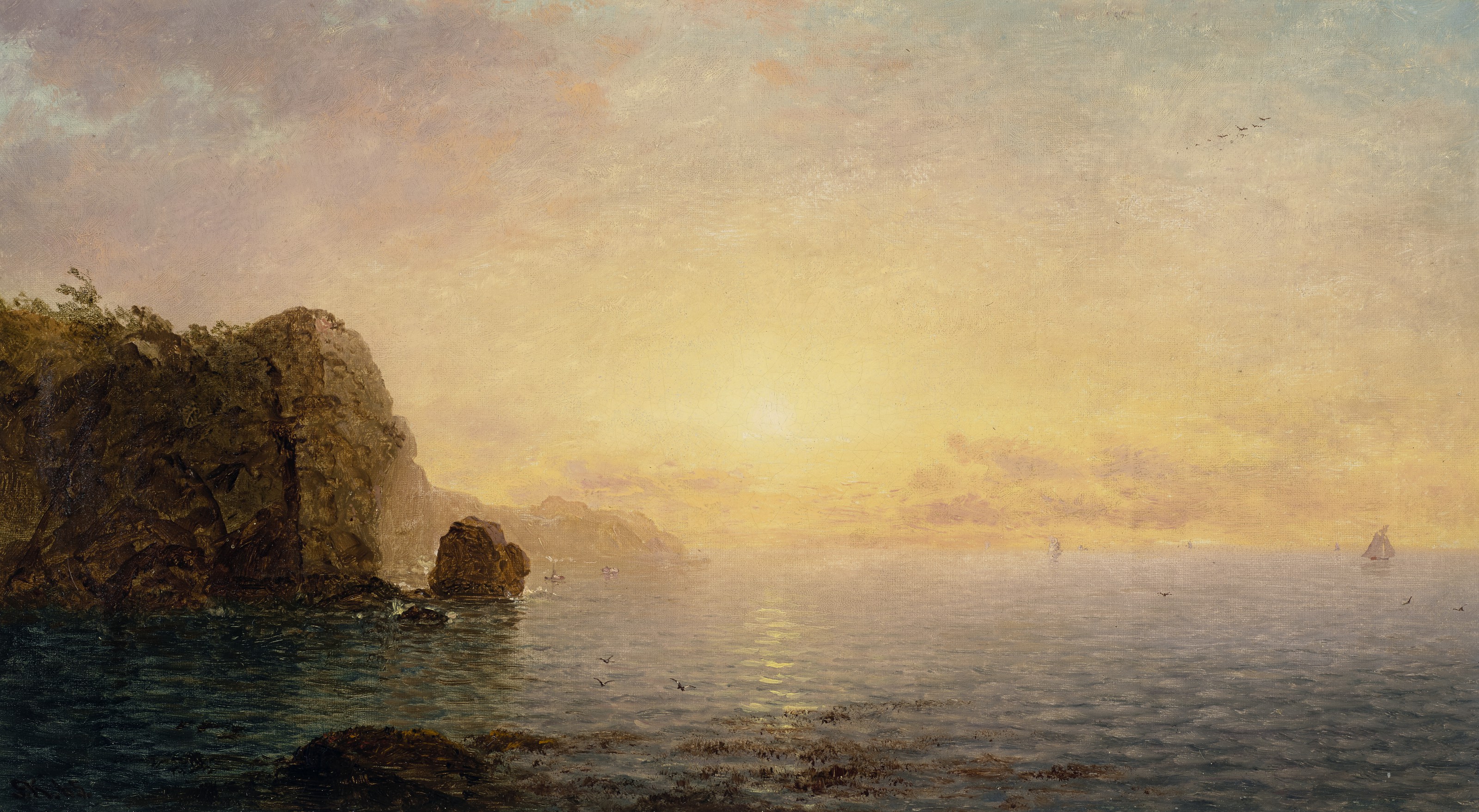 John Frederick Kensett — Озеро Эри