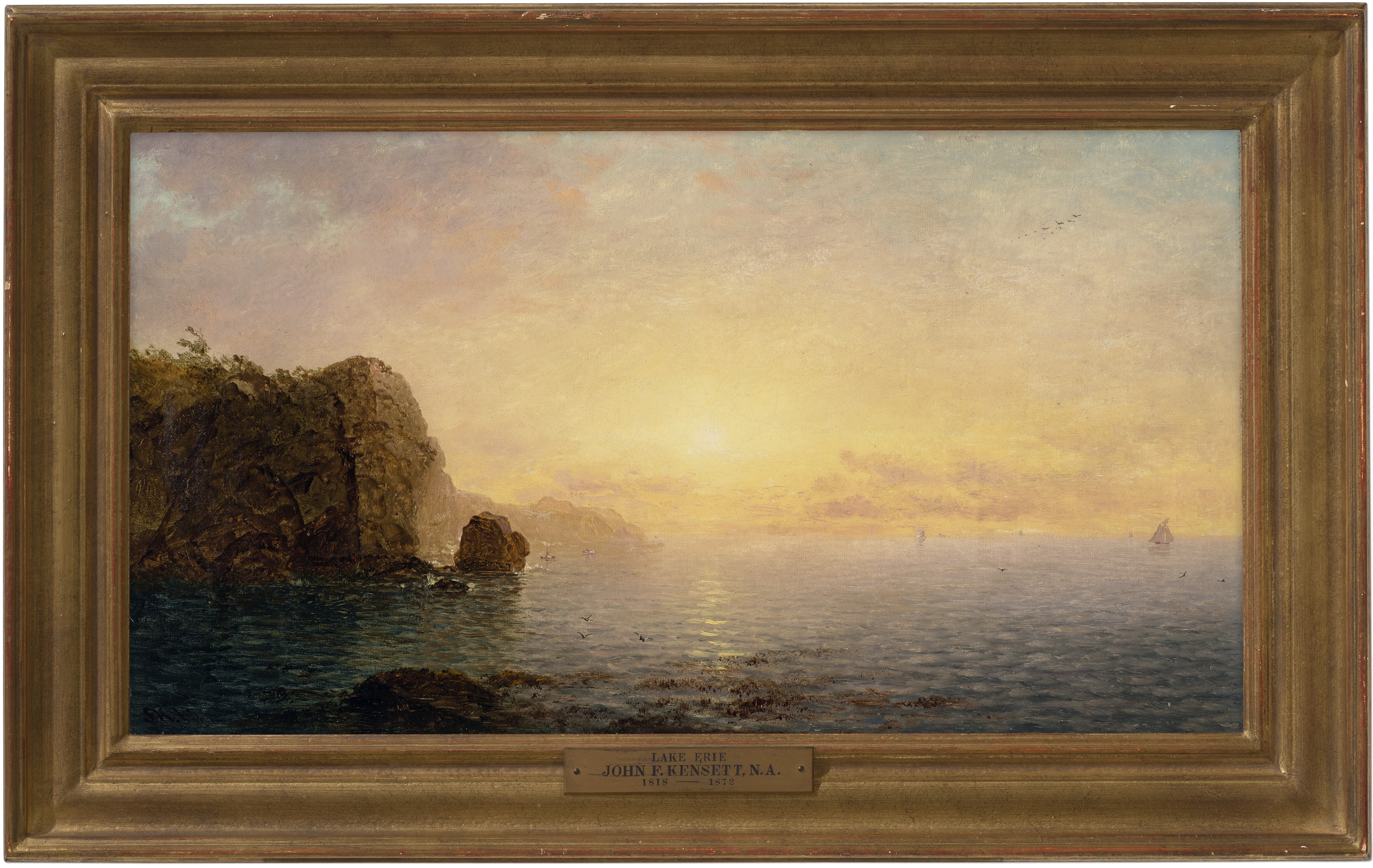 John Frederick Kensett — Озеро Эри, изображение 2