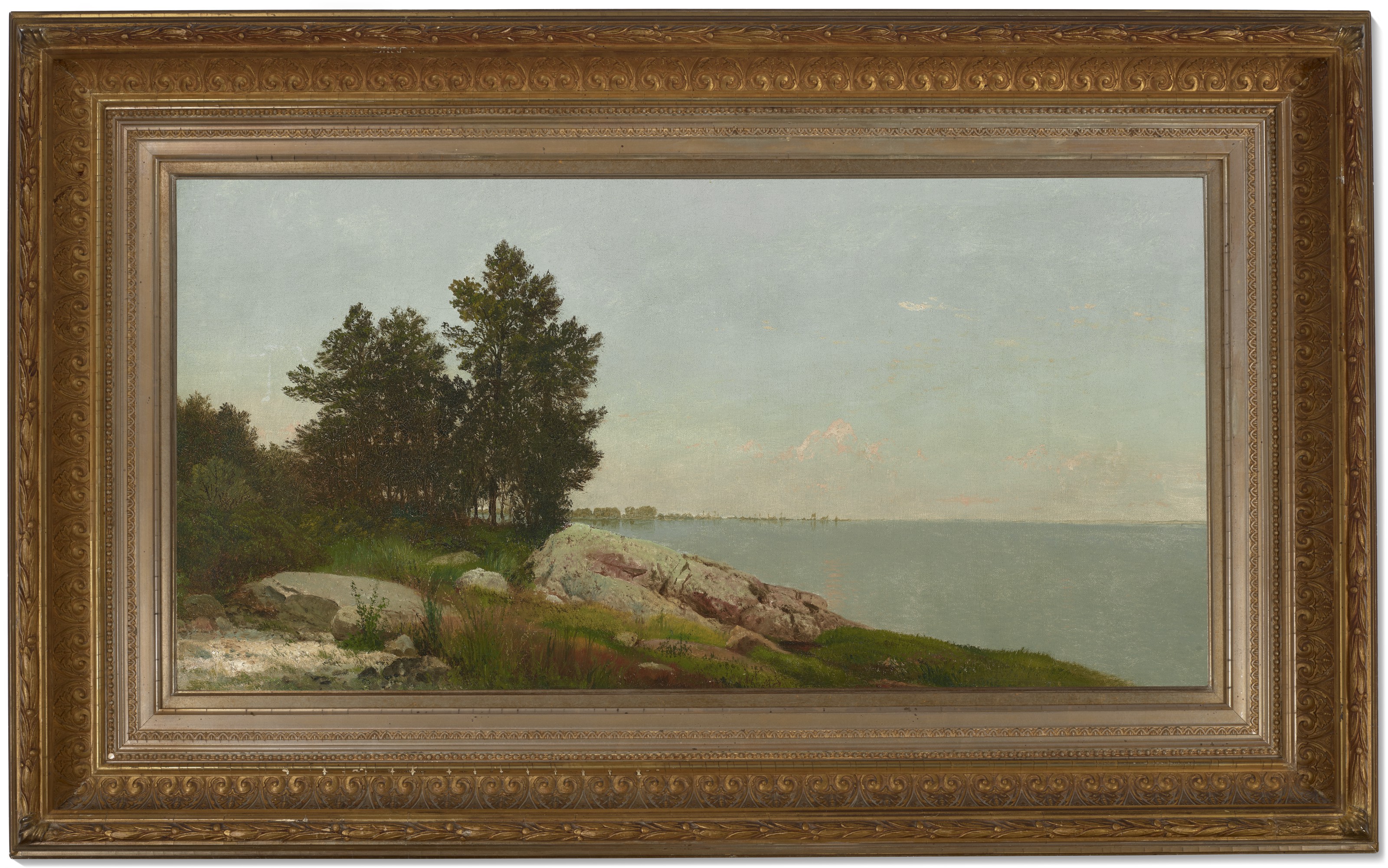 John Frederick Kensett — Исследование на Лонг-Айленд-Саунд в Дариене, штат Коннектикут, изображение 2