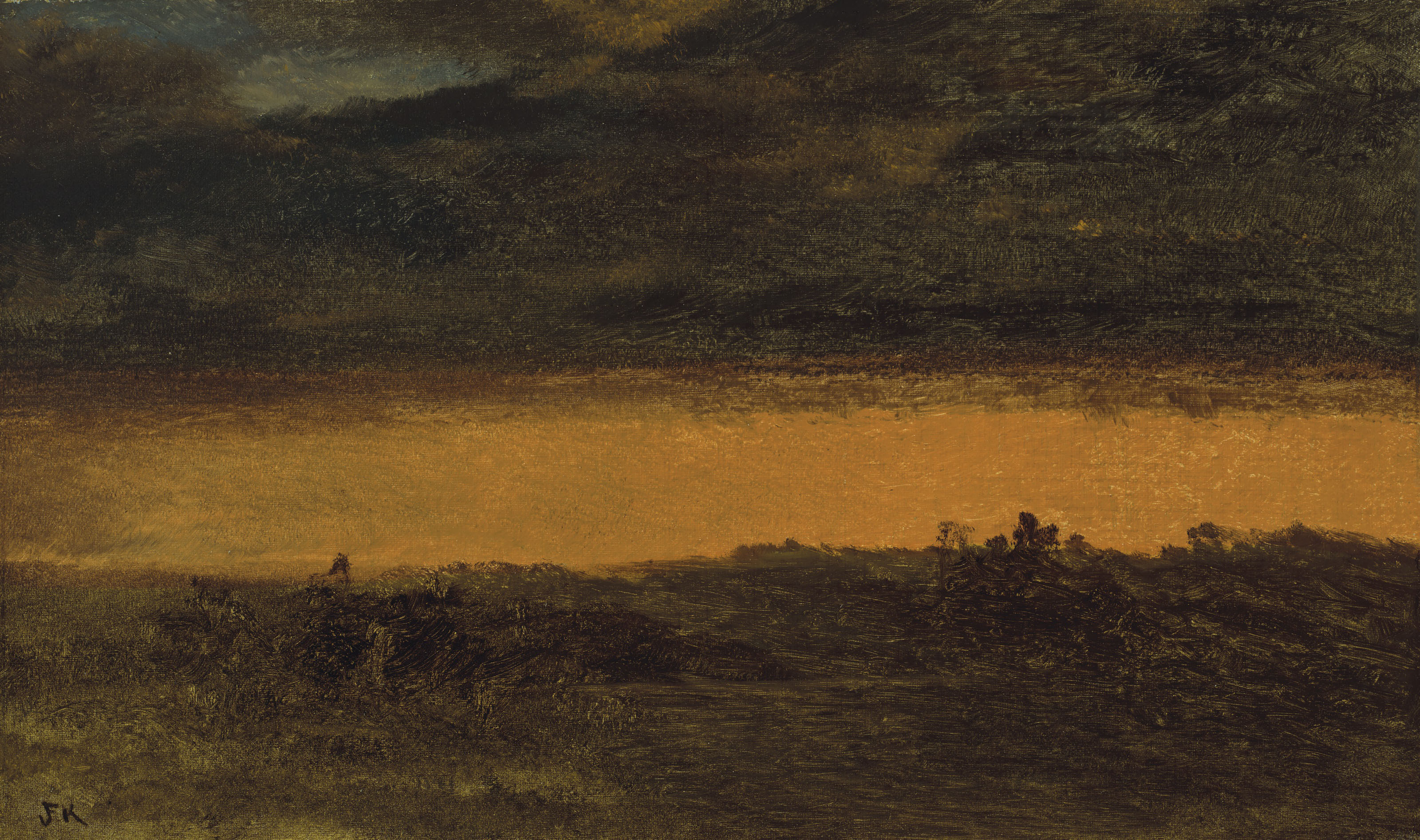John Frederick Kensett — Красный пейзаж