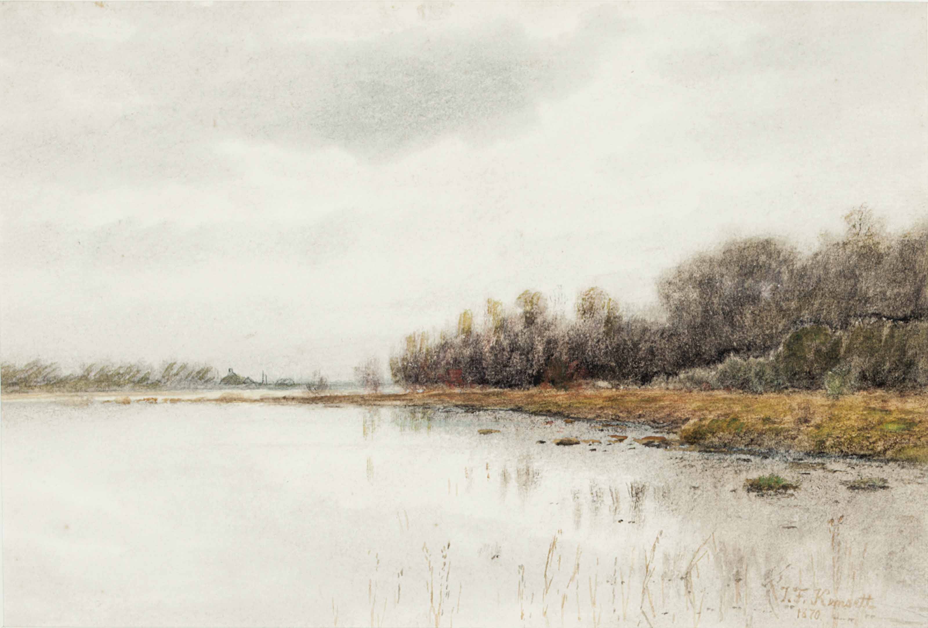 John Frederick Kensett — У самой кромки воды