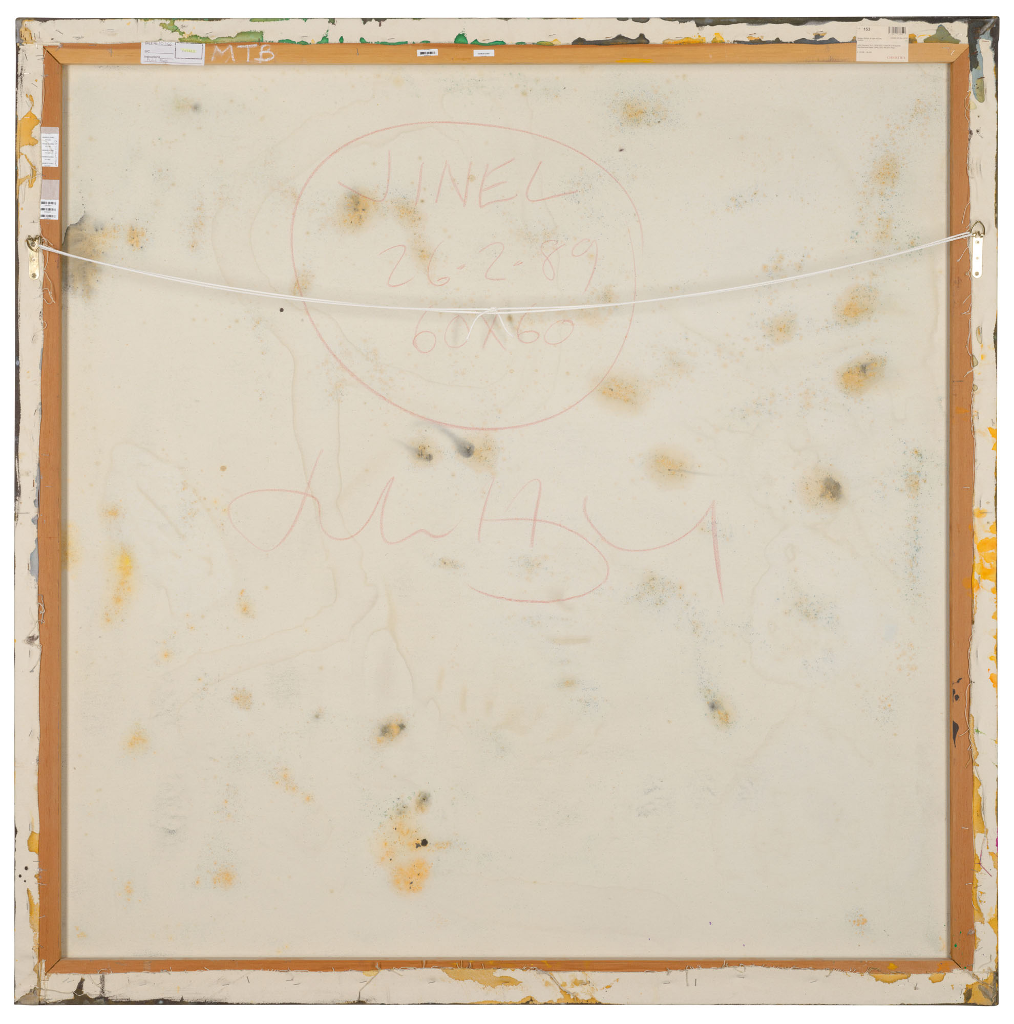John Hoyland — Джинел 26.2.89, изображение 2