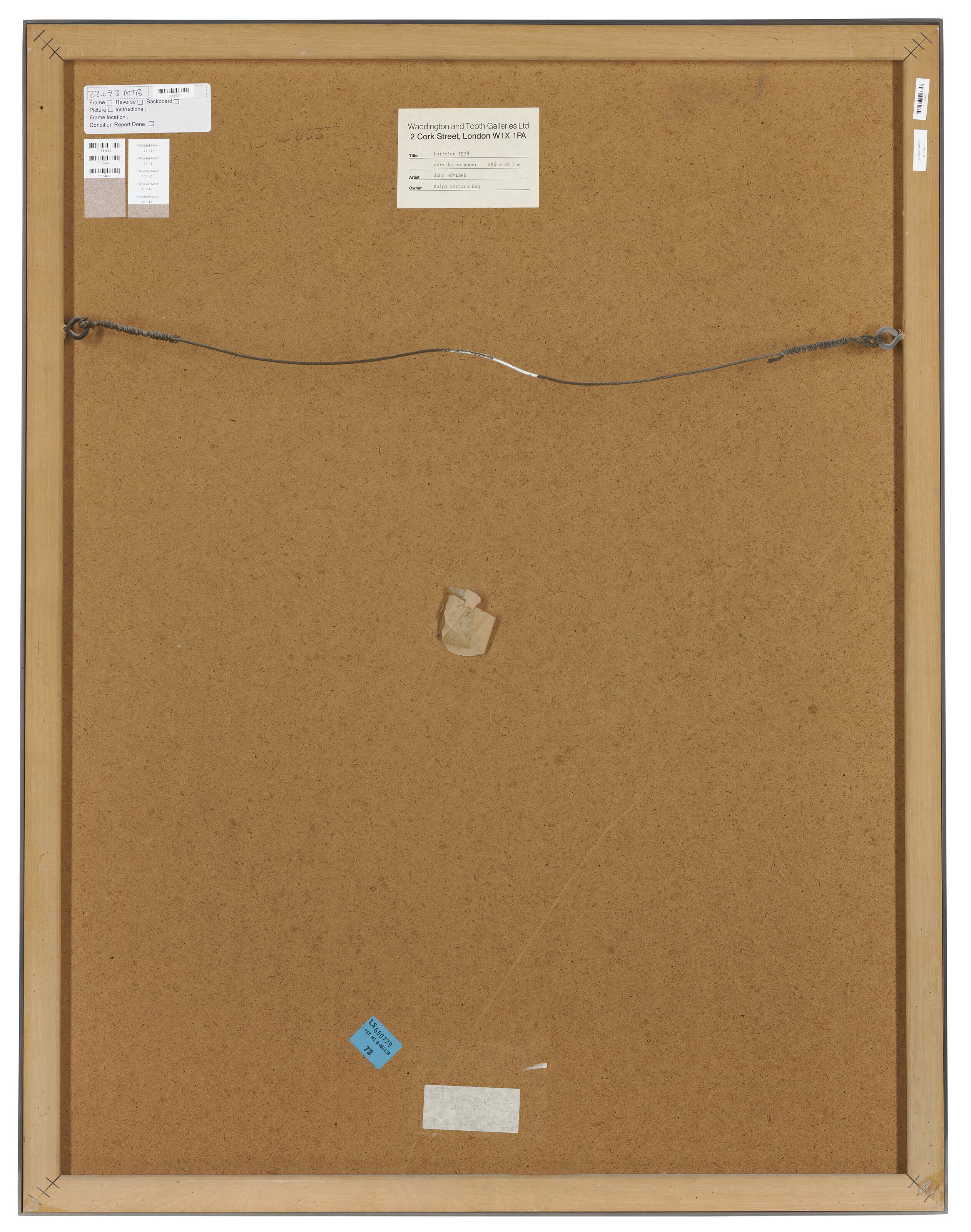 John Hoyland — Без названия, 1978, изображение 3