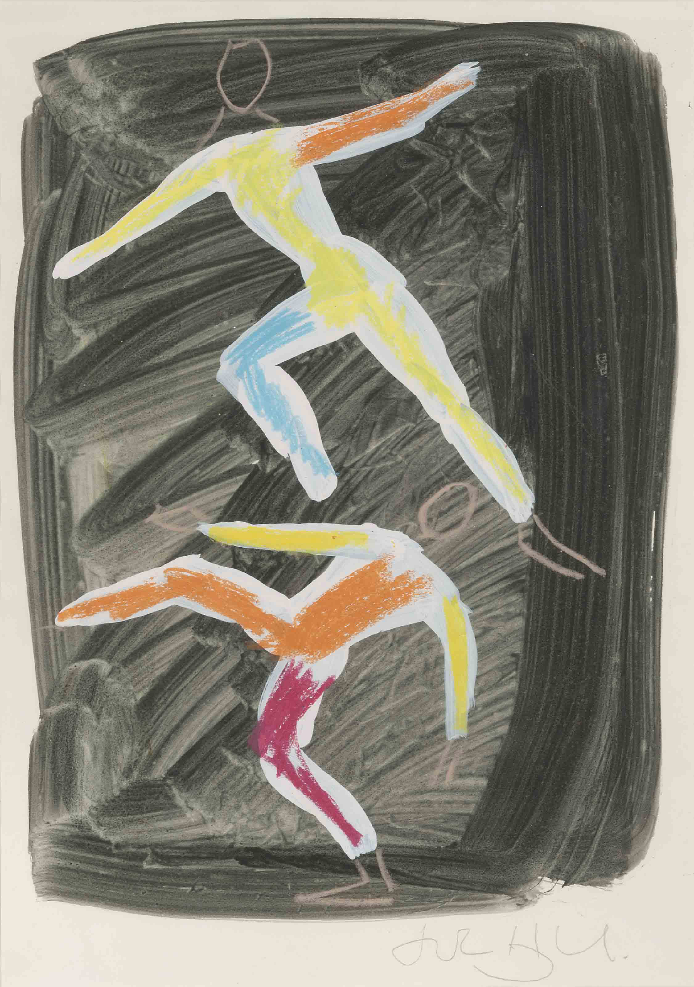 John Hoyland — Дизайн для балета "Занса", 1968