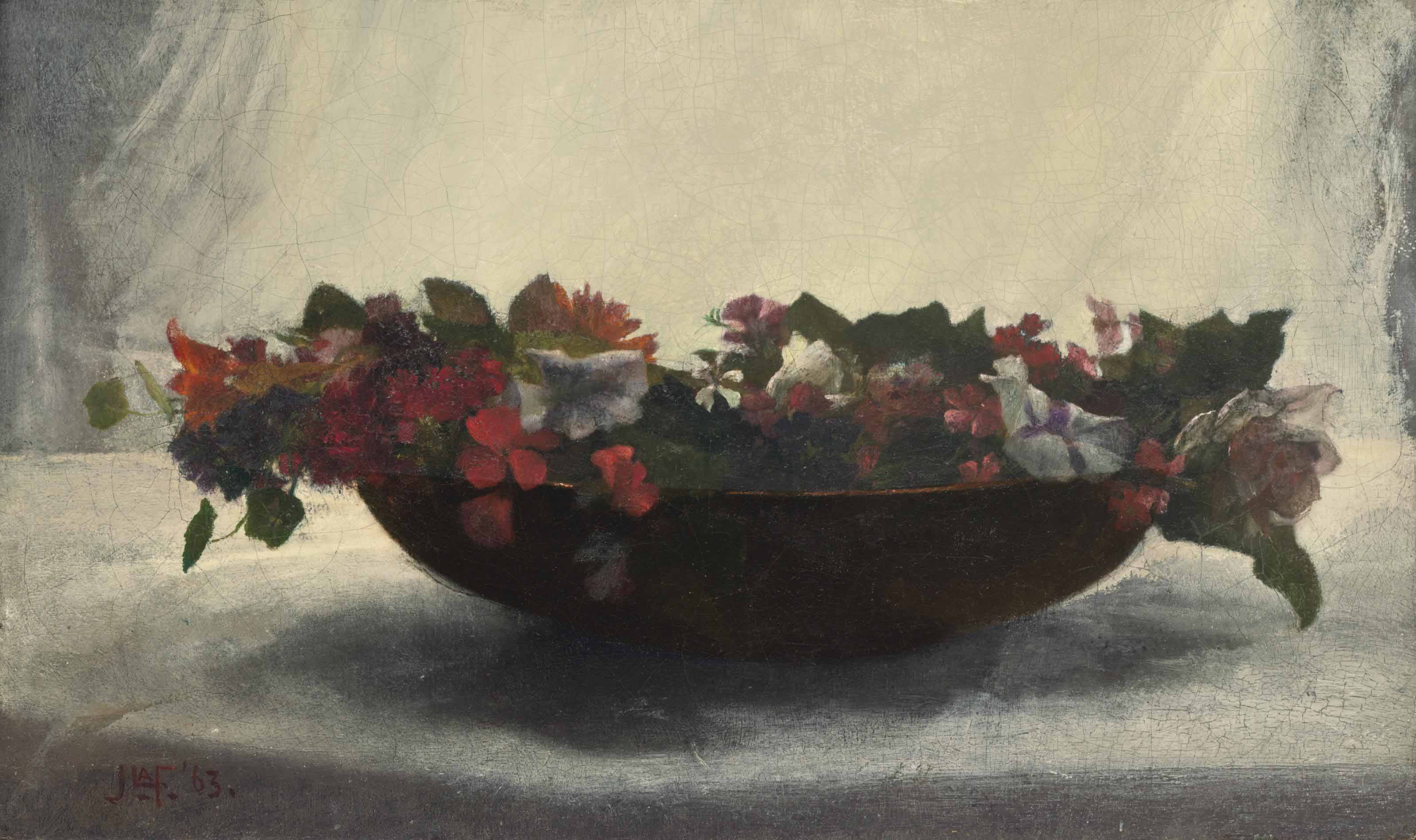 John La Farge — Ваза с цветами