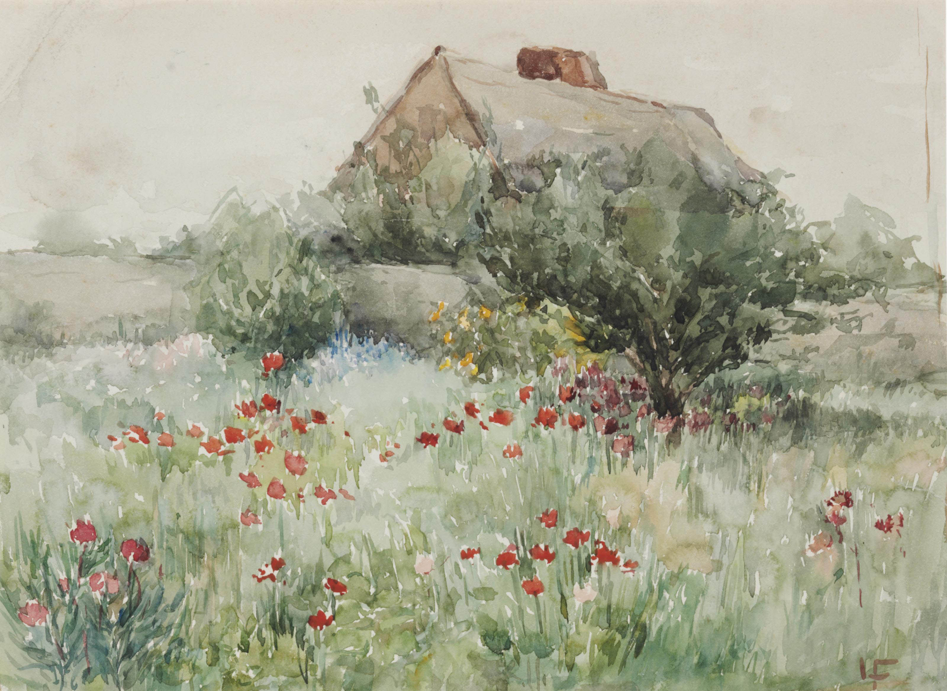John La Farge — Дом Ирвинга Баркера, Парадайз-Хиллз