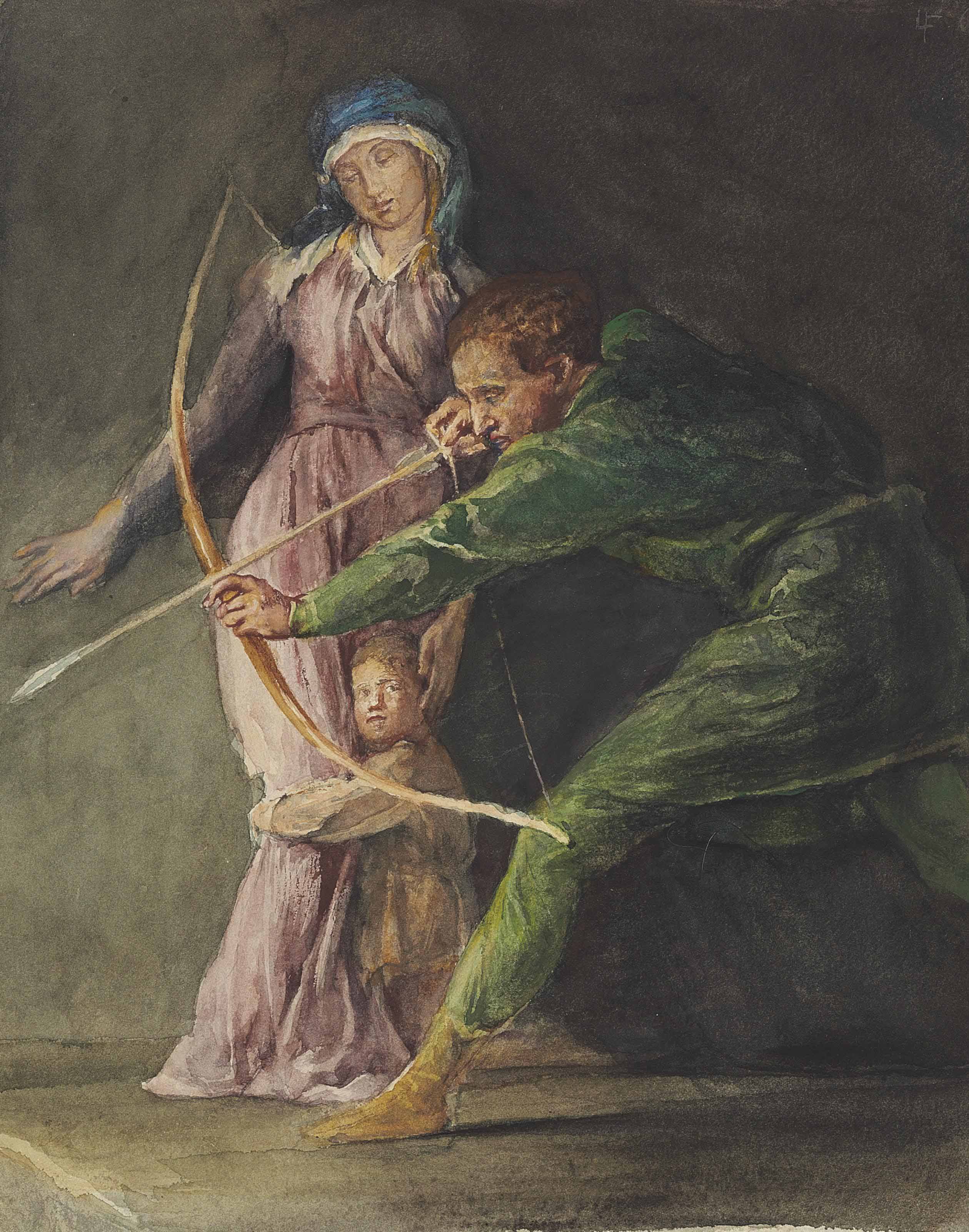 John La Farge — "Последняя стрела Воли Клаудсли"