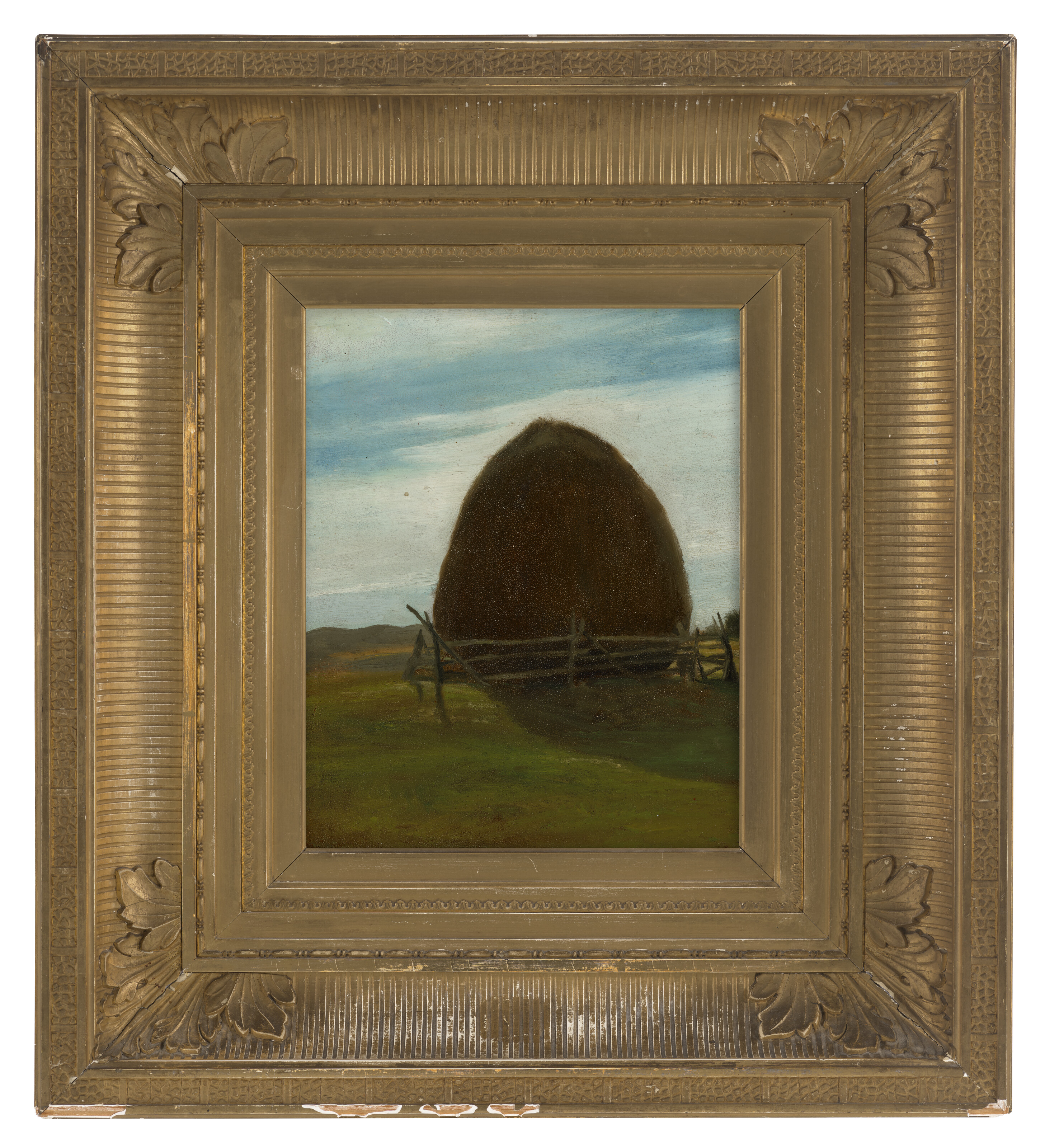 John La Farge — Вторая половина дня: Бело-голубое небо, Стог сена., изображение 2