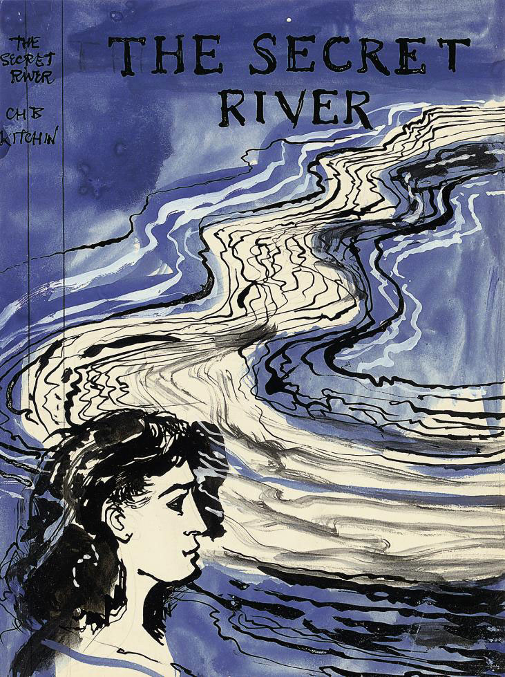 John Minton — Книжная иллюстрация к книге "Тайная река"
