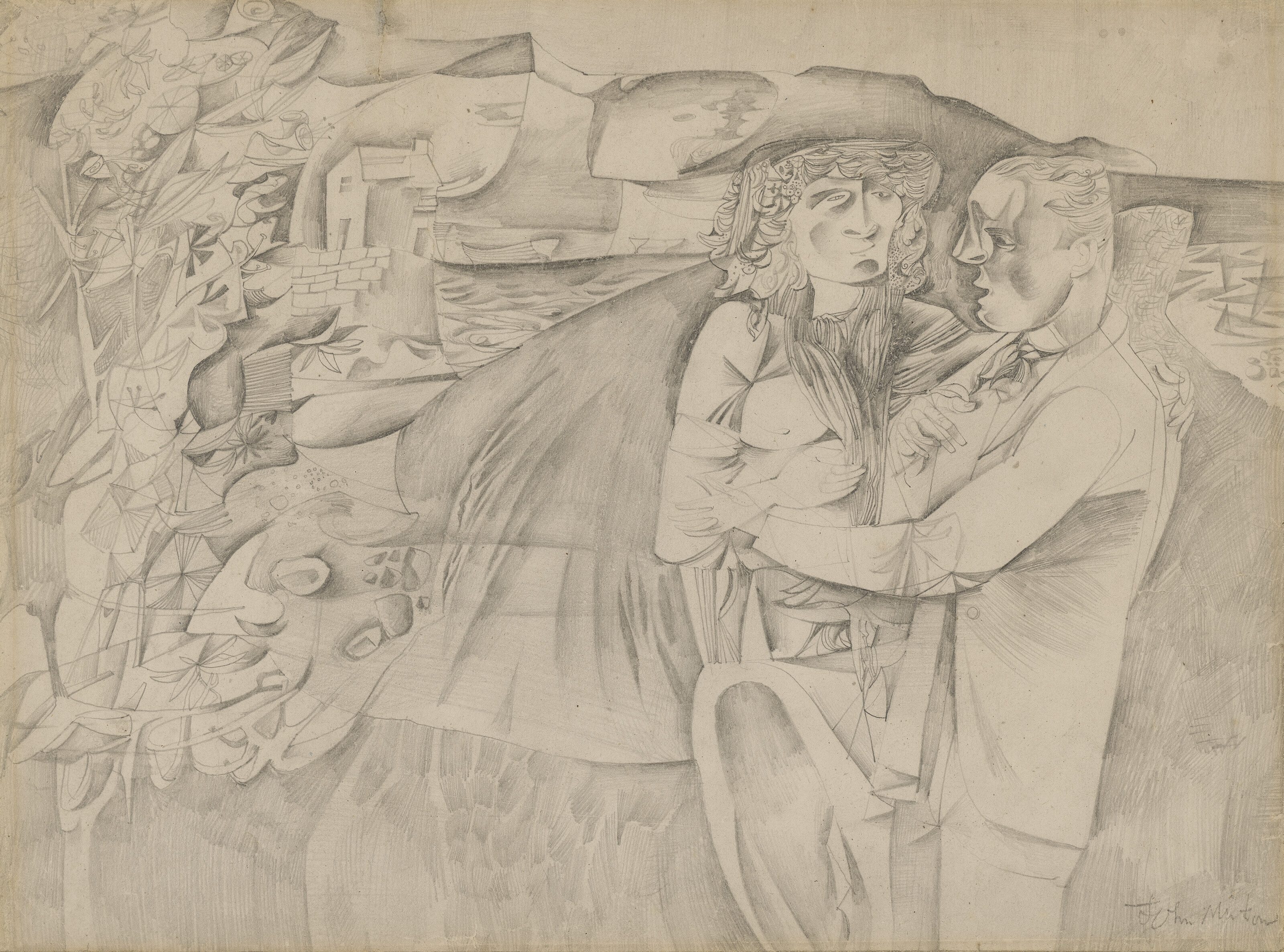 John Minton — Корнуоллский пейзаж