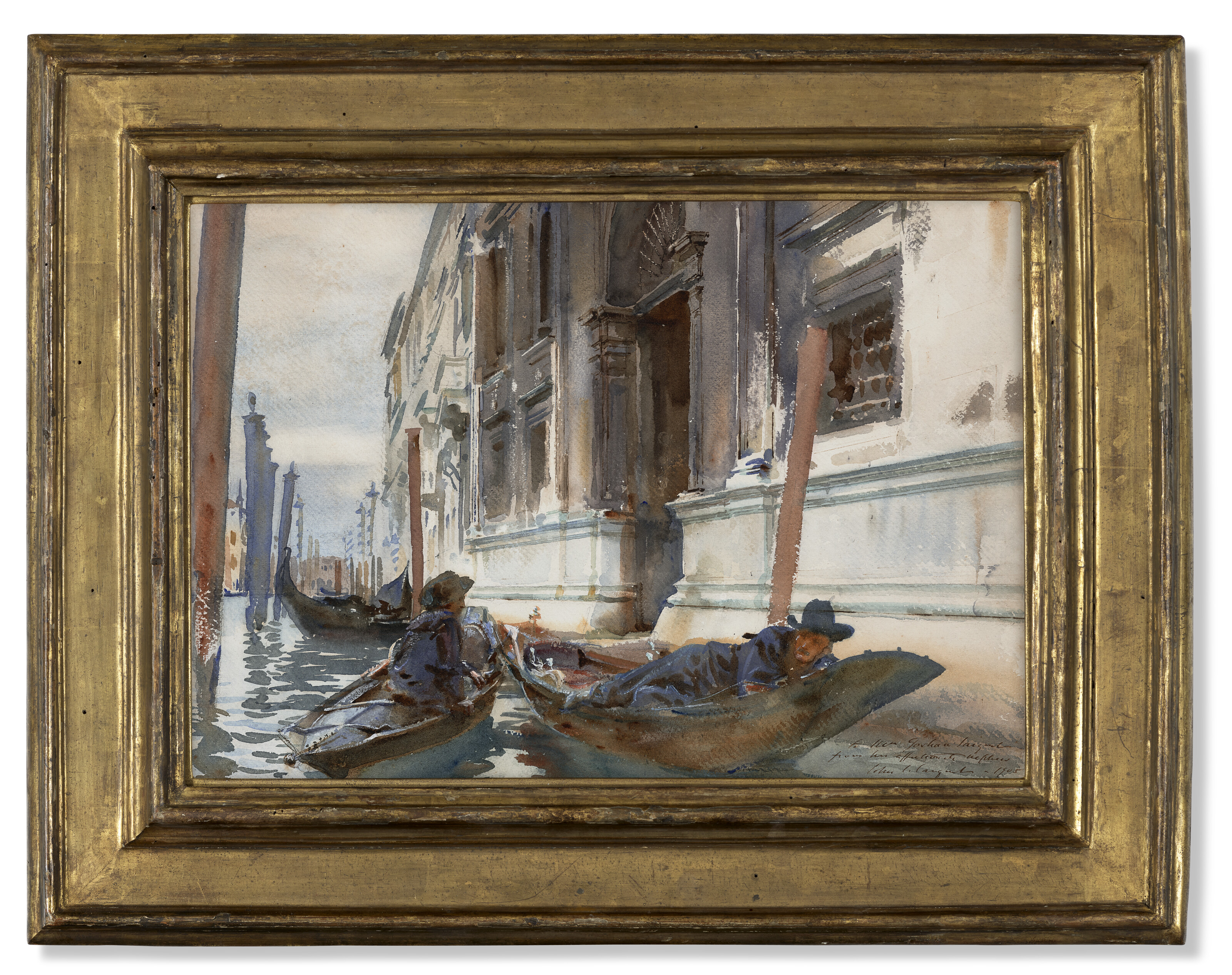 John Singer Sargent — Сиеста гондольера, изображение 2