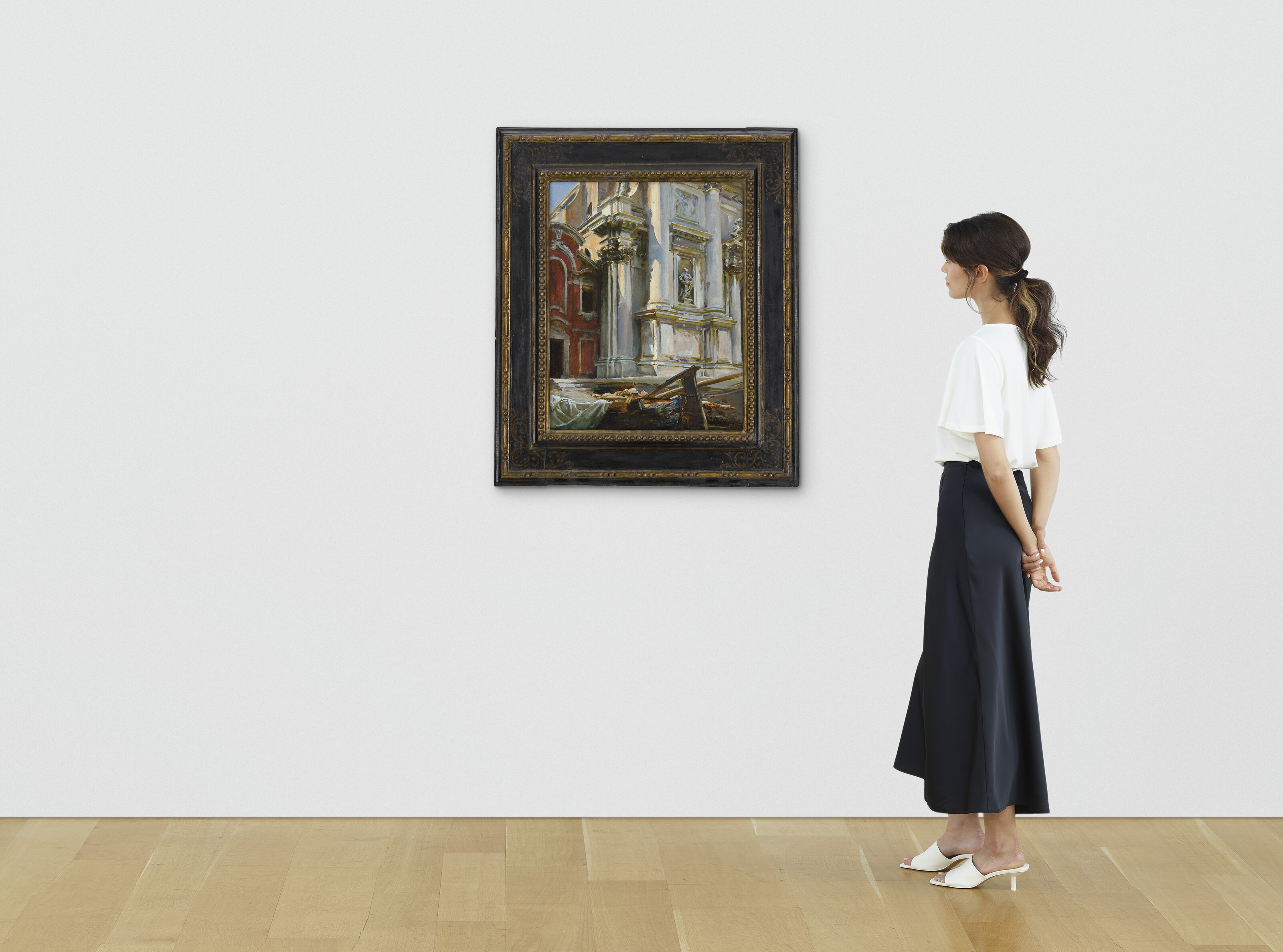 John Singer Sargent — Угол церкви Сан-Стае, Венеция, изображение 4