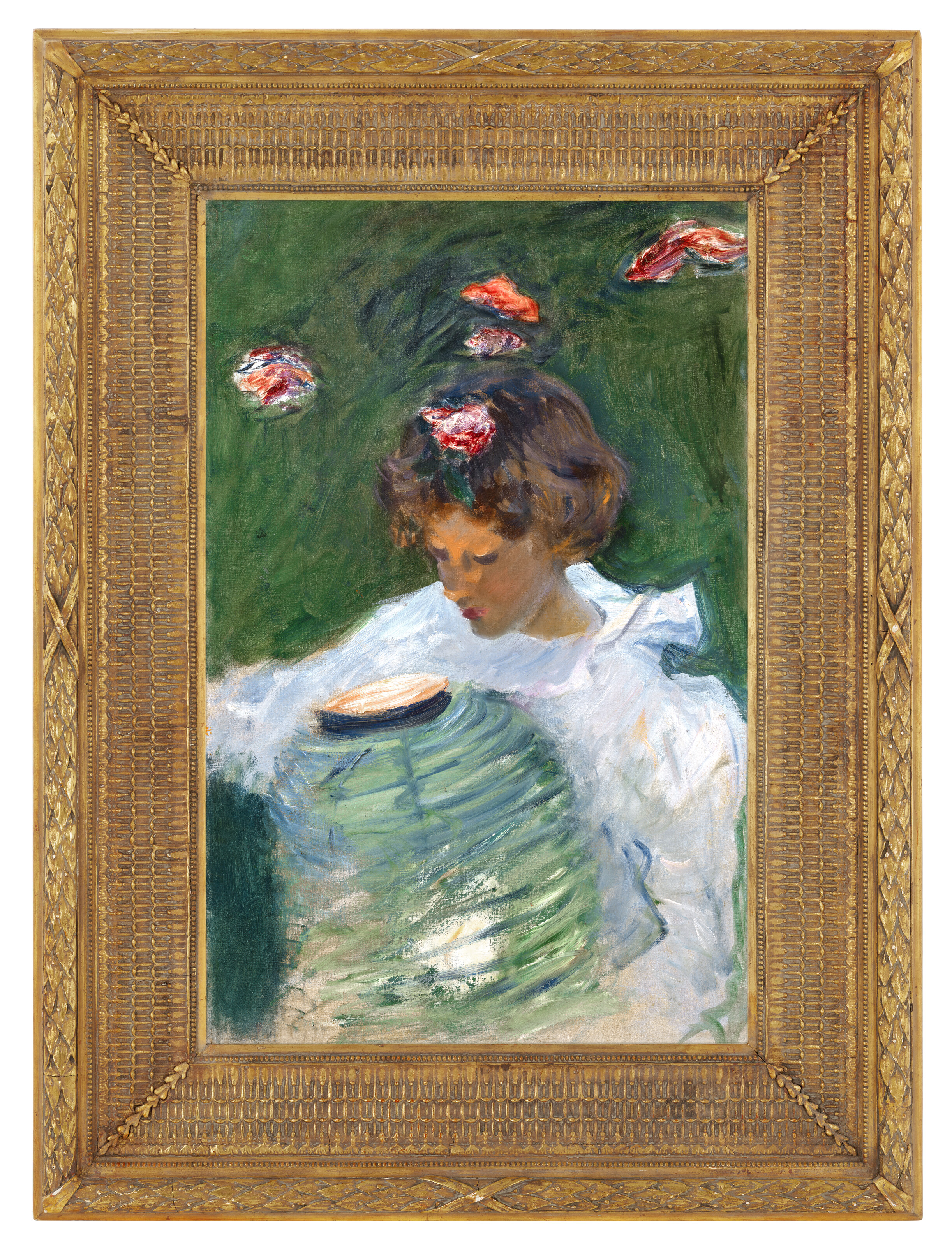 John Singer Sargent — Этюд для "Гвоздики, Лилии, Лилейника, розы", изображение 2