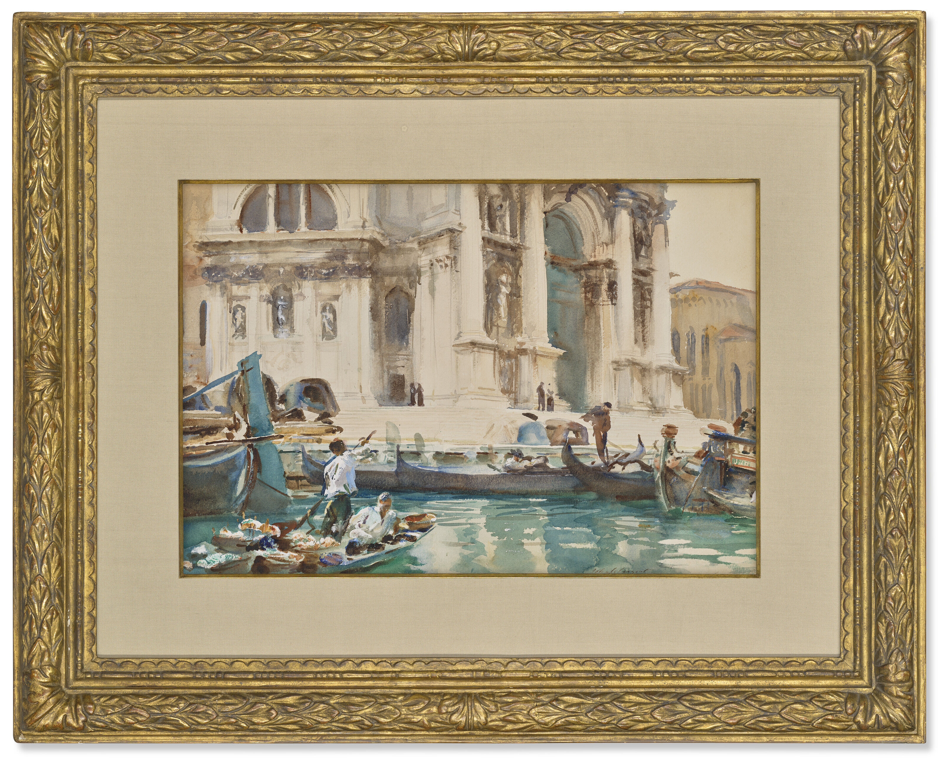 John Singer Sargent — Фасад Ла Салюте, Венеция, изображение 2