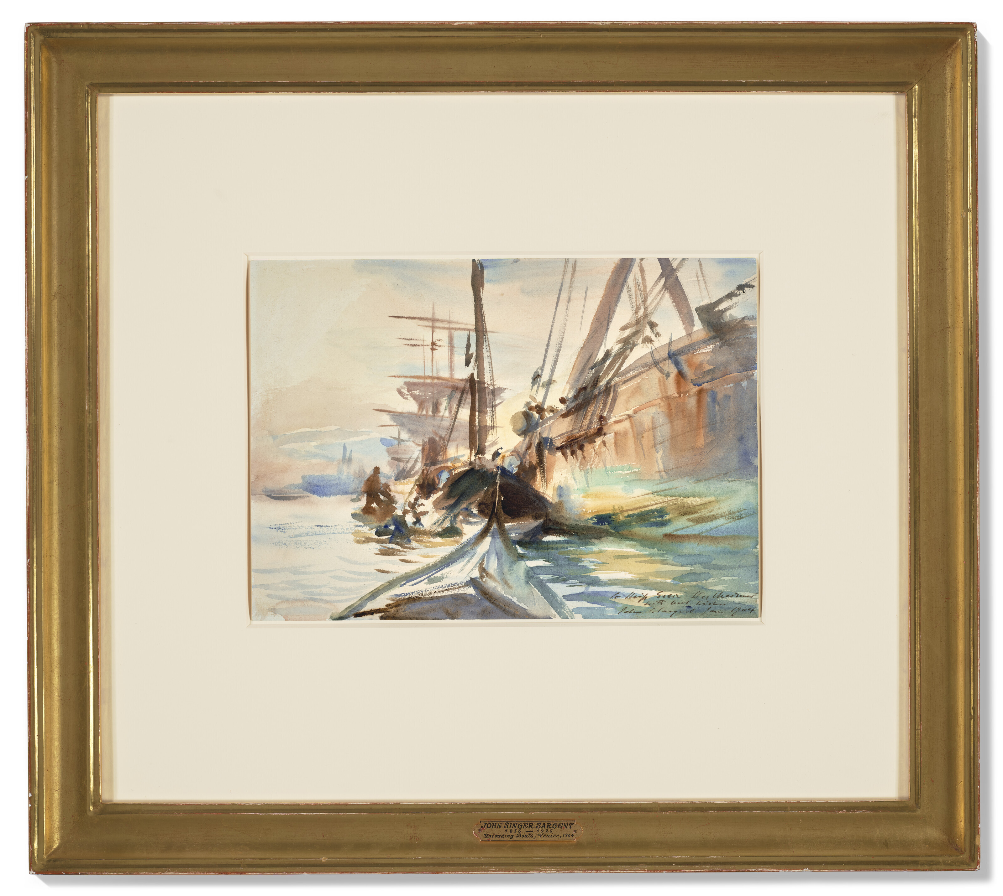 John Singer Sargent — Разгрузка лодок, изображение 2