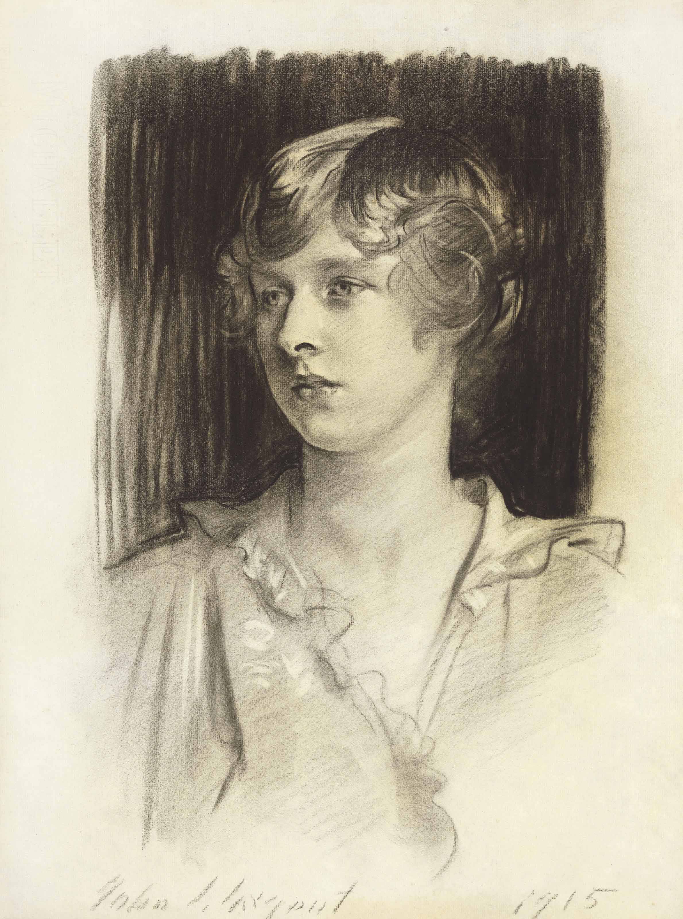 John Singer Sargent — Портрет Эвелин Блай Сент-Джордж
