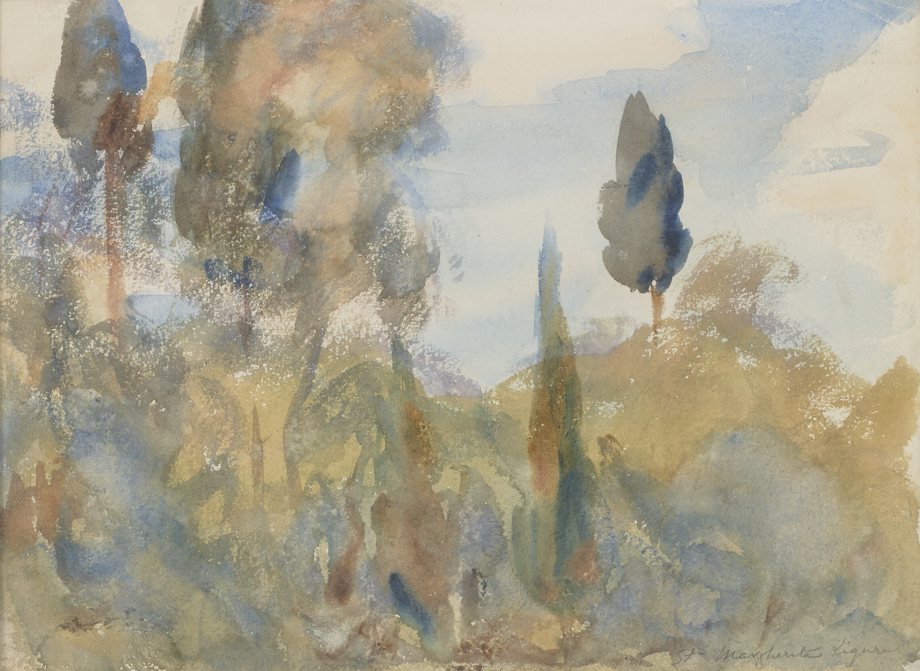 John Singer Sargent — Олива и кипарис