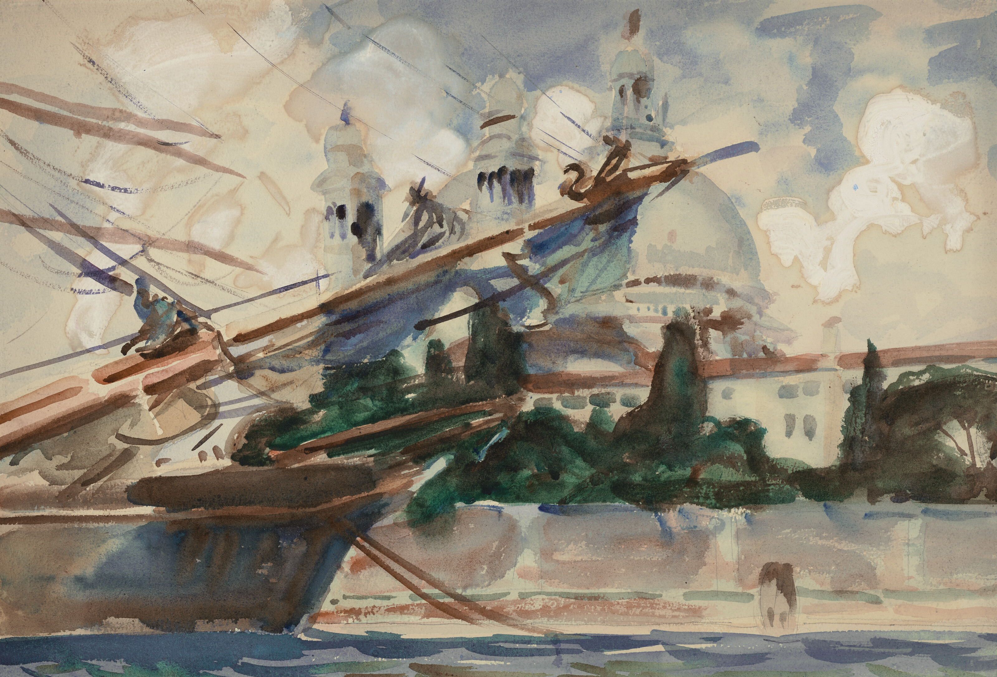 John Singer Sargent — Салют, Венеция
