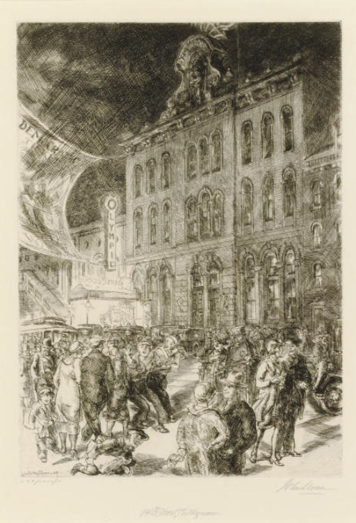 John Sloan — Четырнадцатая улица, Вигвам (M. 235)