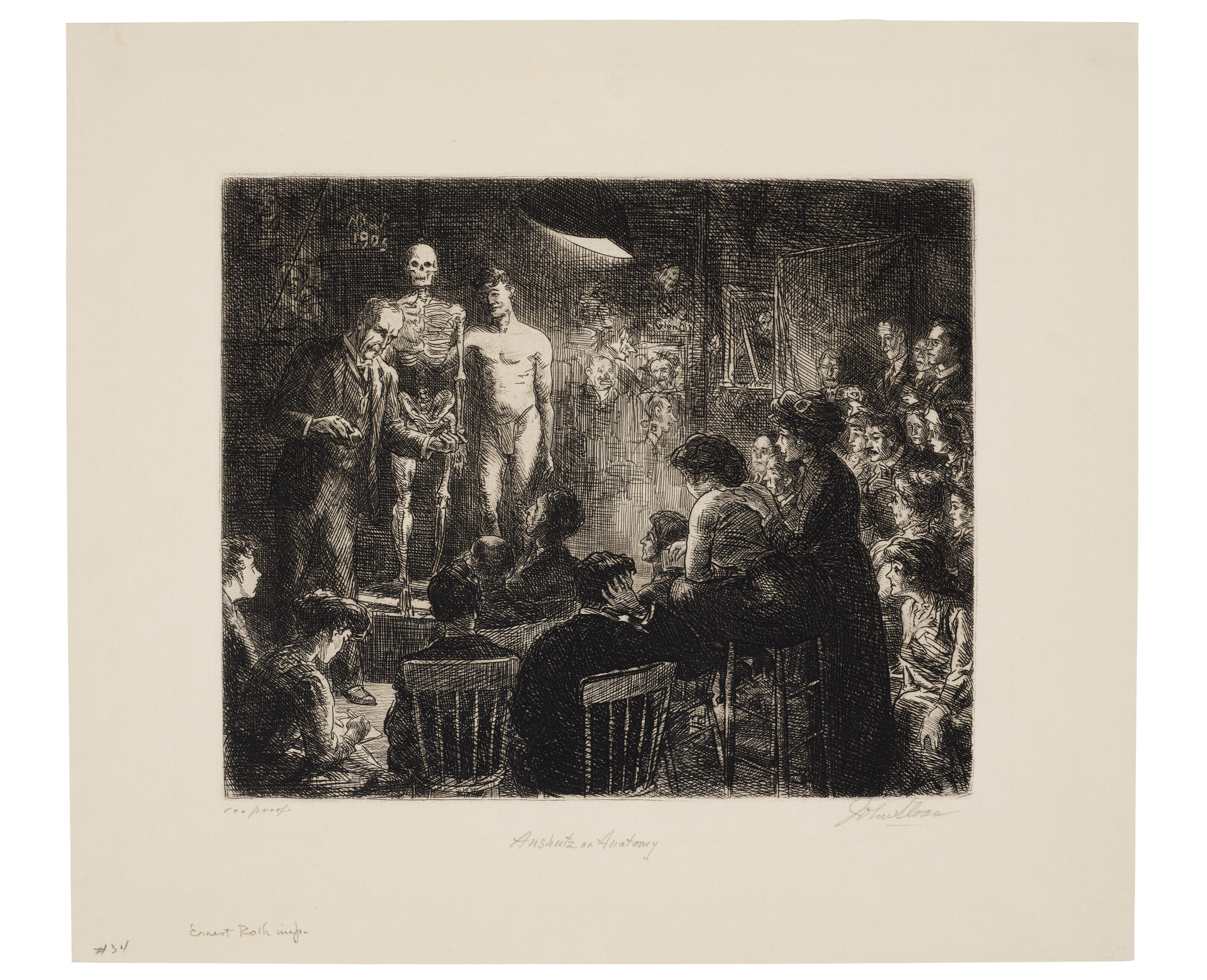 John Sloan — Аншуц по анатомии