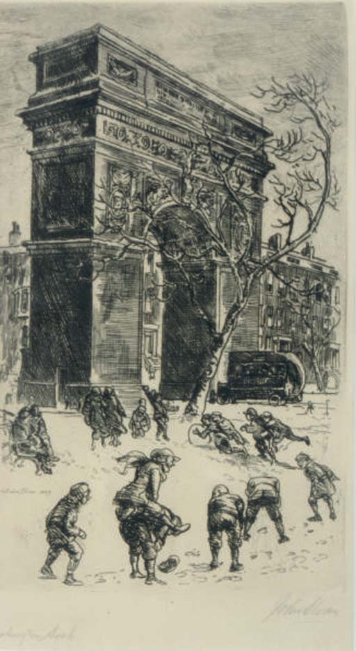 John Sloan — Вашингтонская арка (азбука Морзе 212)