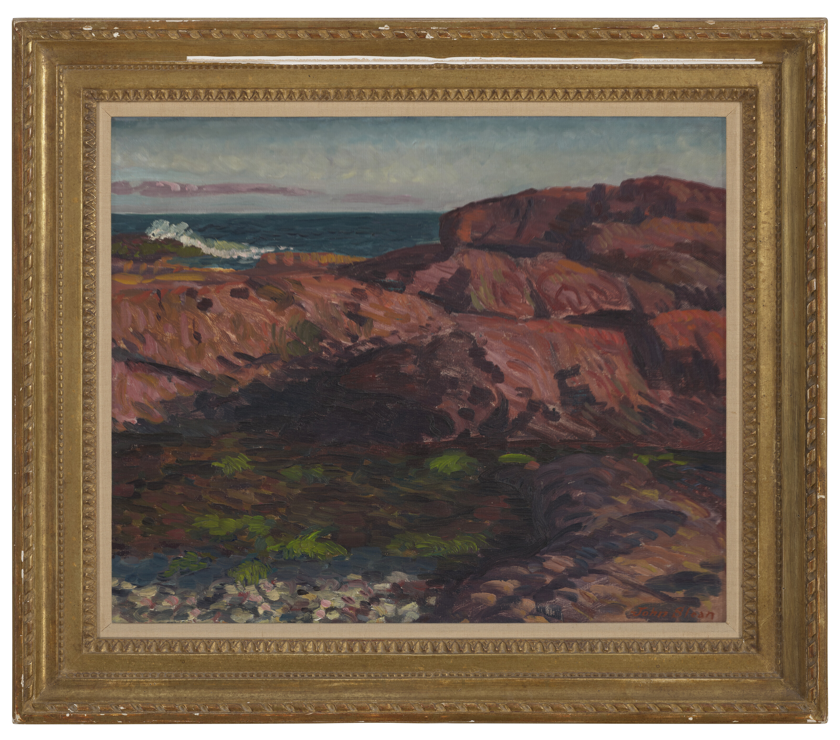 John Sloan — Полдень в Ред-Рокс-Глостер, изображение 2