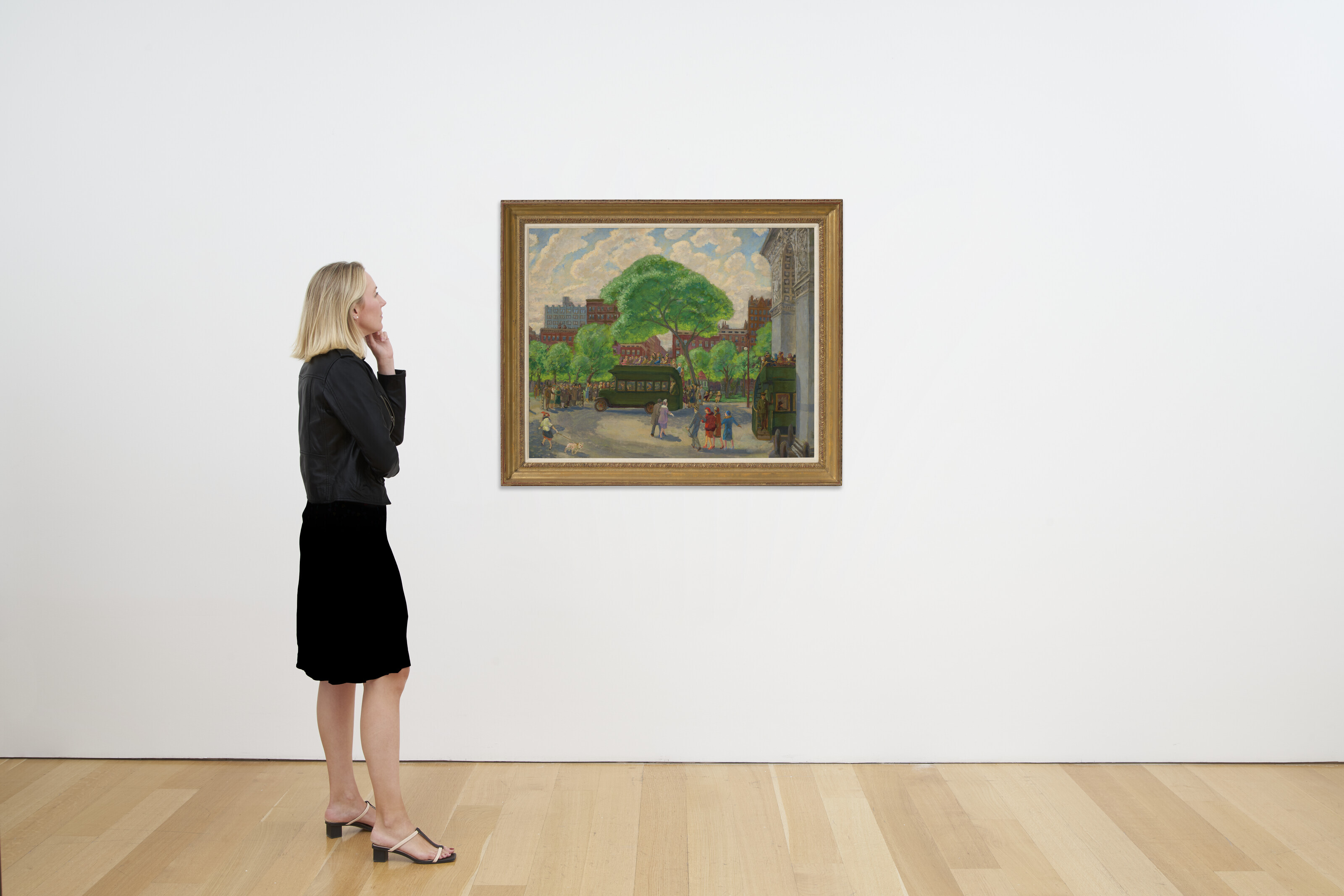 John Sloan — Автобусы на площади, изображение 5