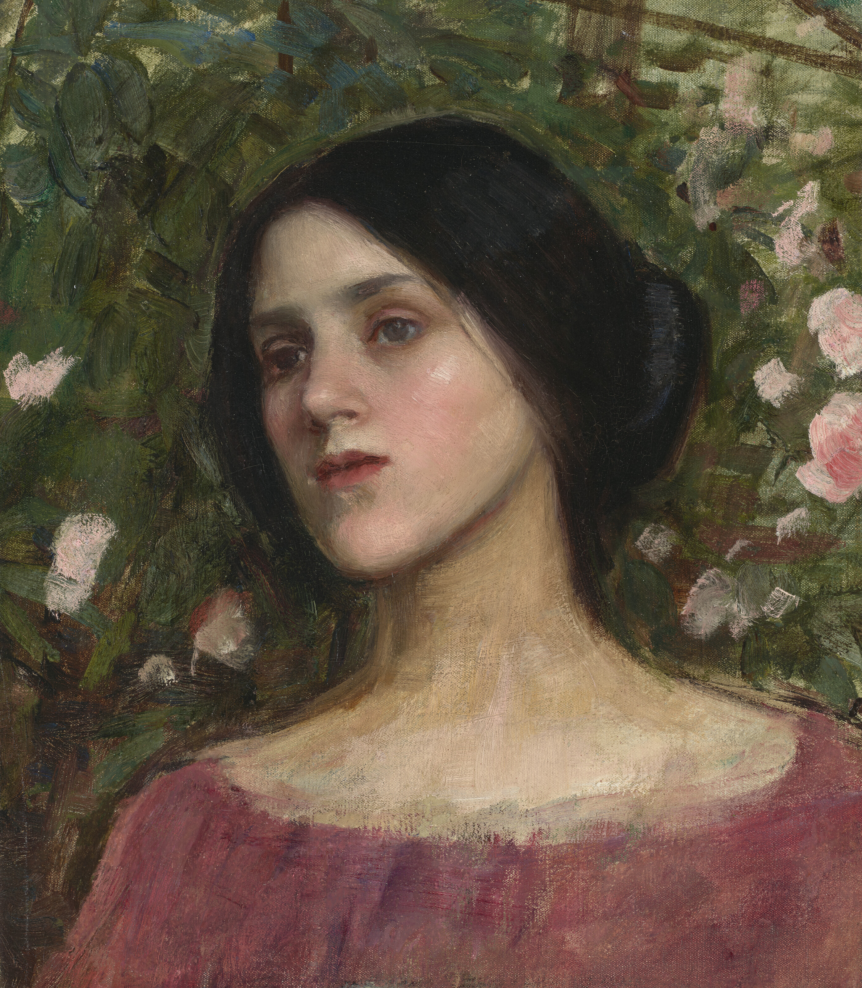 John William Waterhouse — Беседка с розами