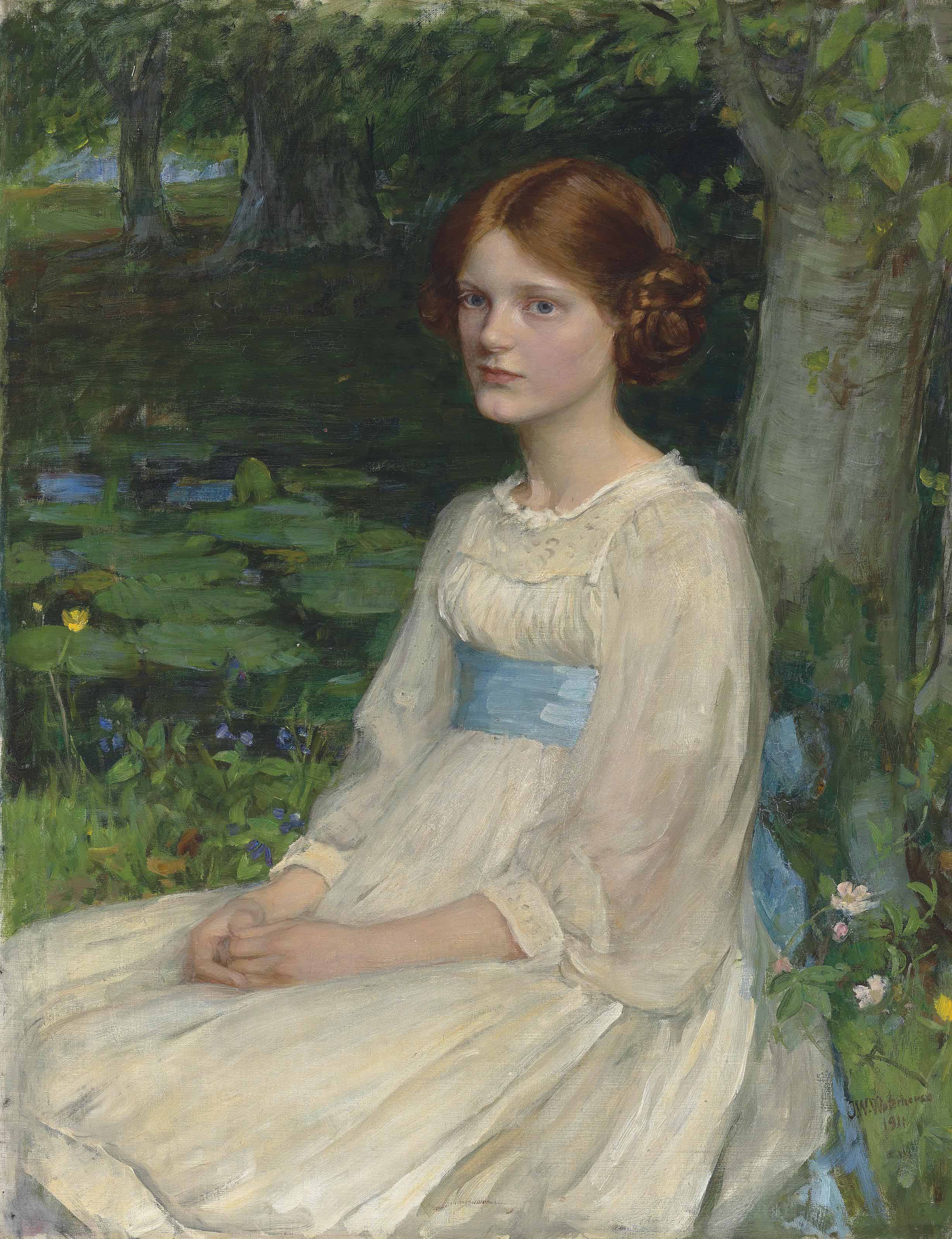 John William Waterhouse — Мисс Бетти Поллок