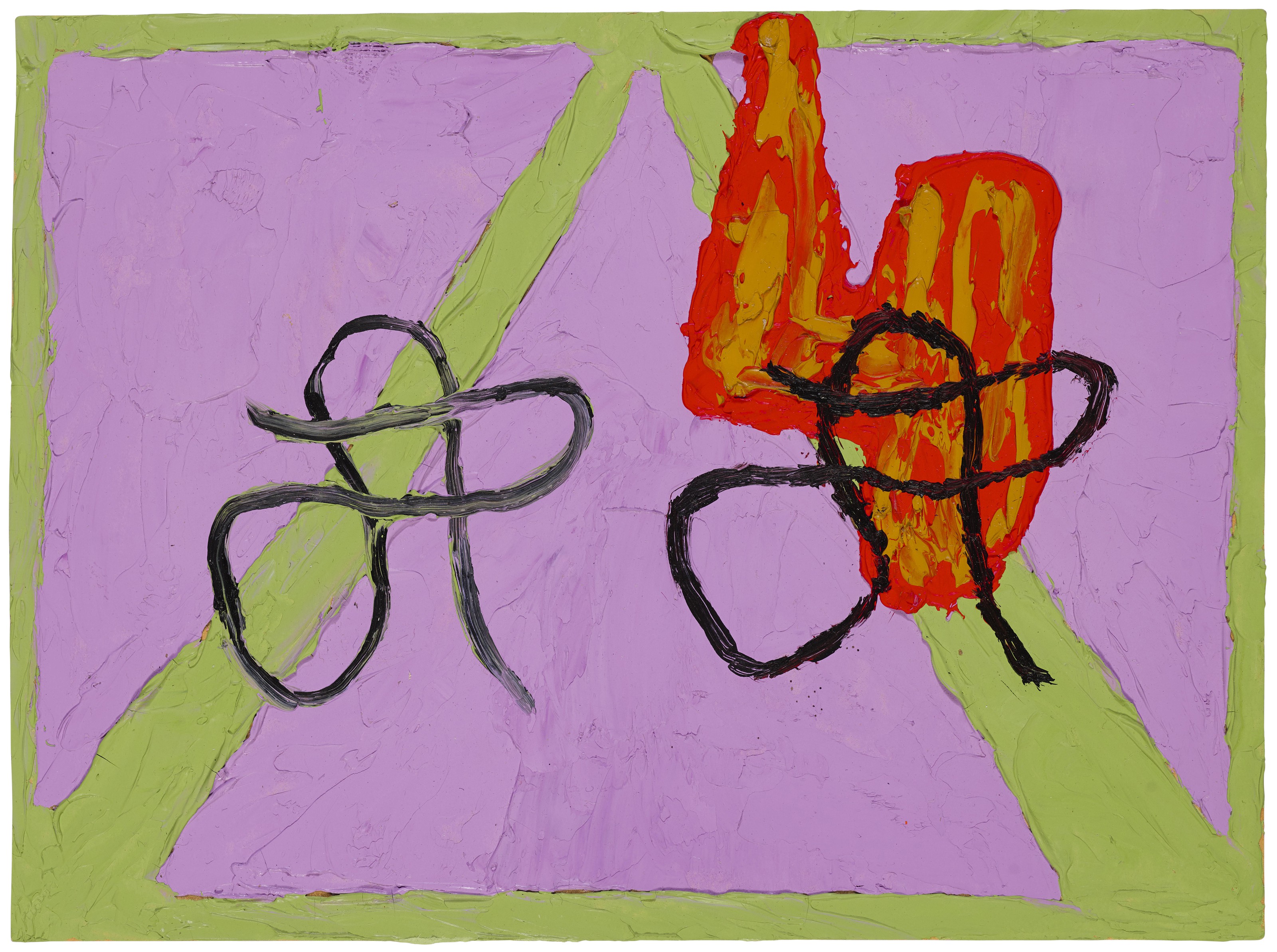Jonathan Lasker — Без названия