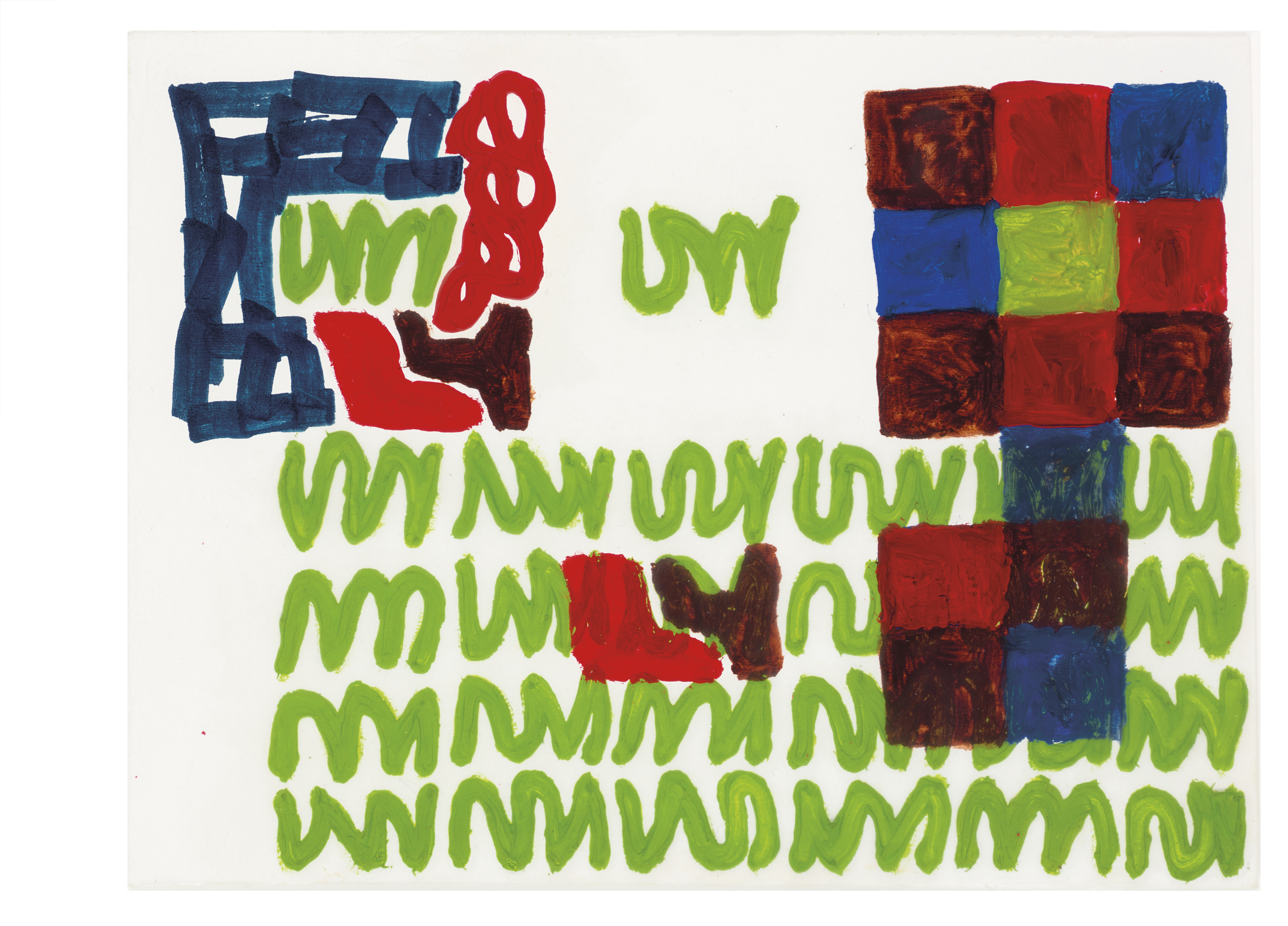 Jonathan Lasker — Без названия
