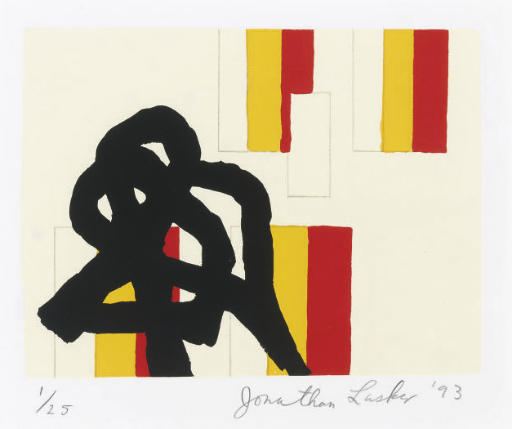 Jonathan Lasker — Три скриншота без названия