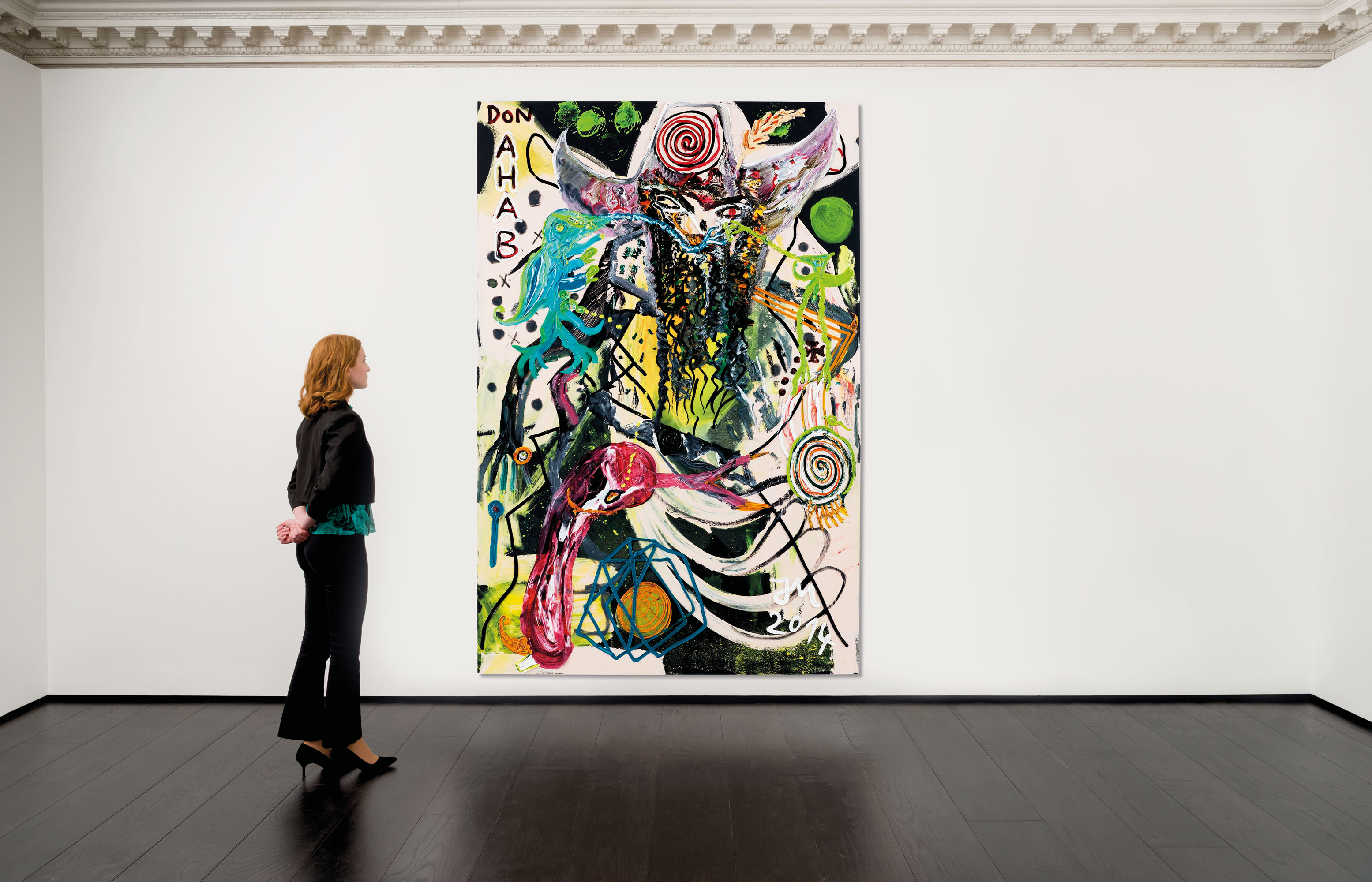 Jonathan Meese — ДОКТОР ФАТТИ "ФЕТТОМАКС" ХАРПУНЕЙЕР НАЗЫВАЕТ БИСЕРЛЕТОК "СЛИШКОМ ГОРЯЧИМИ... (Я КРАСОТКА), изображение 2