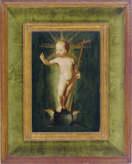Joos Van Cleve — Христос как Спаситель Мира