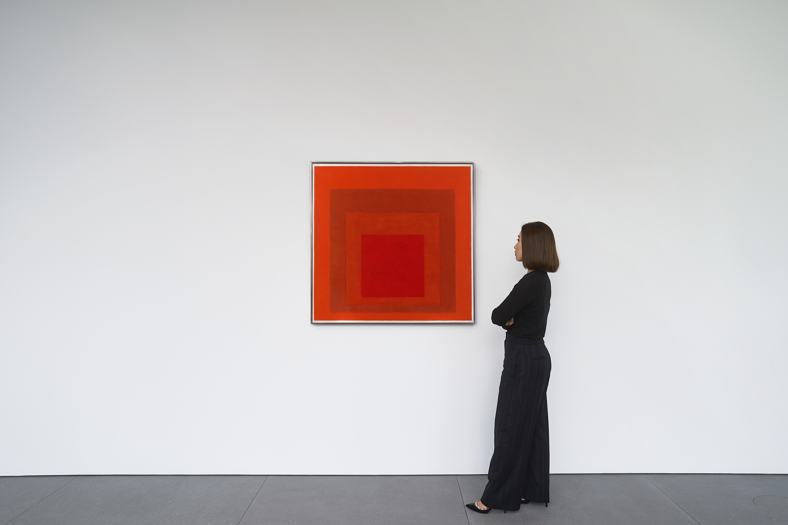 Josef Albers — Дань уважения площади: Между двумя алыми, изображение 4