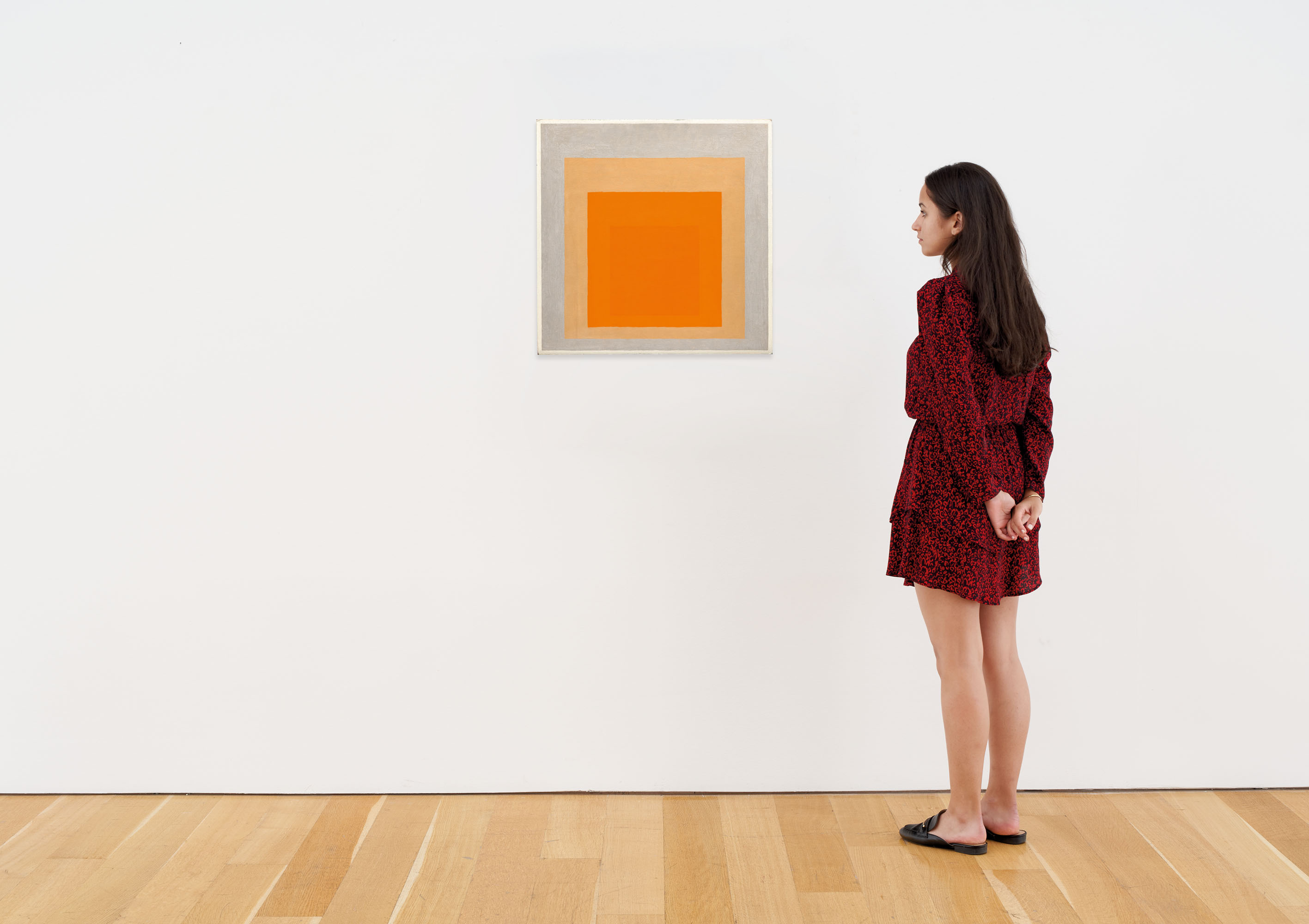 Josef Albers — Этюд в честь Площади: Мягкий цитрусовый, изображение 2