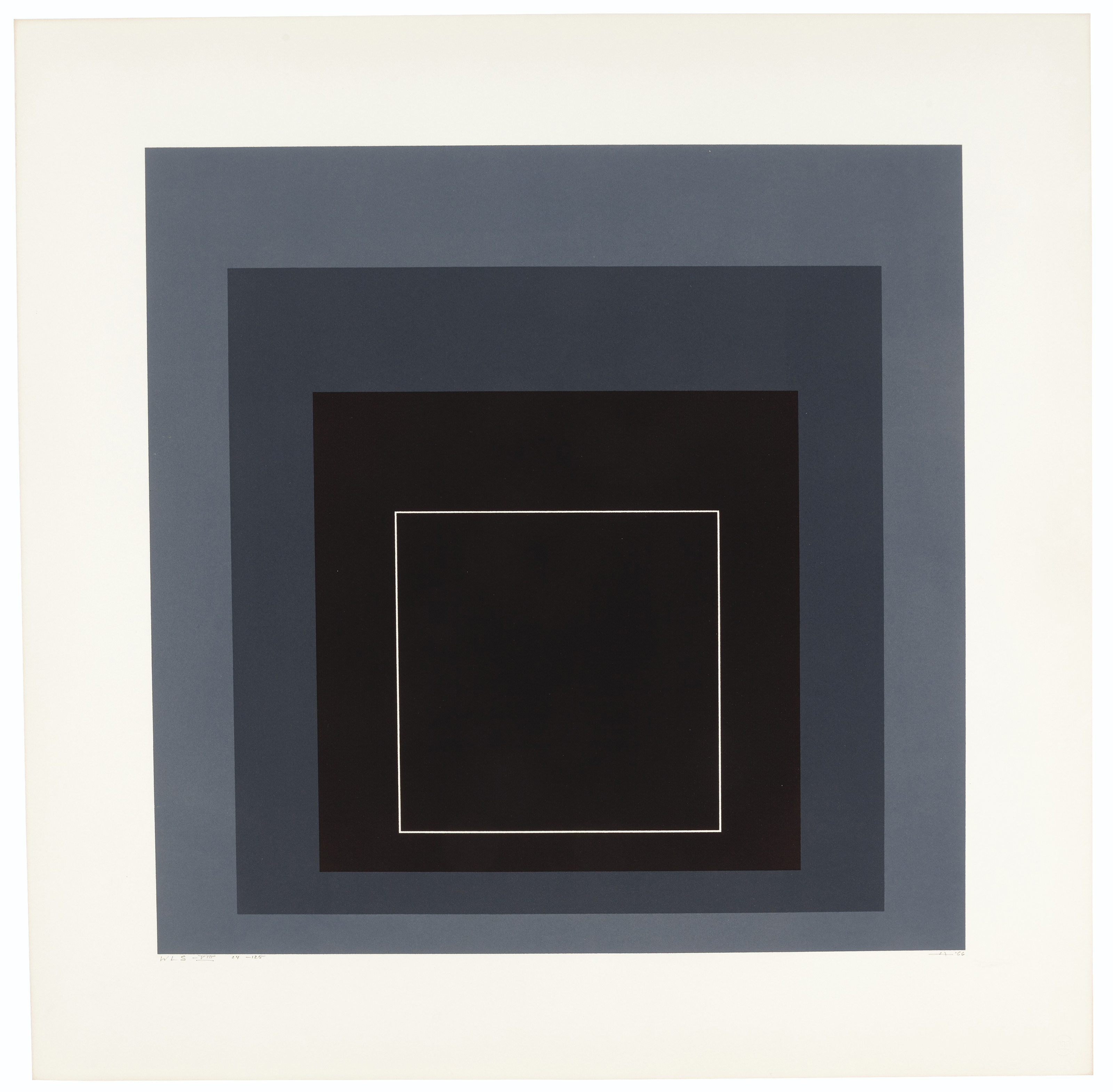 Josef Albers — Квадраты с белыми линиями, серия I, изображение 5