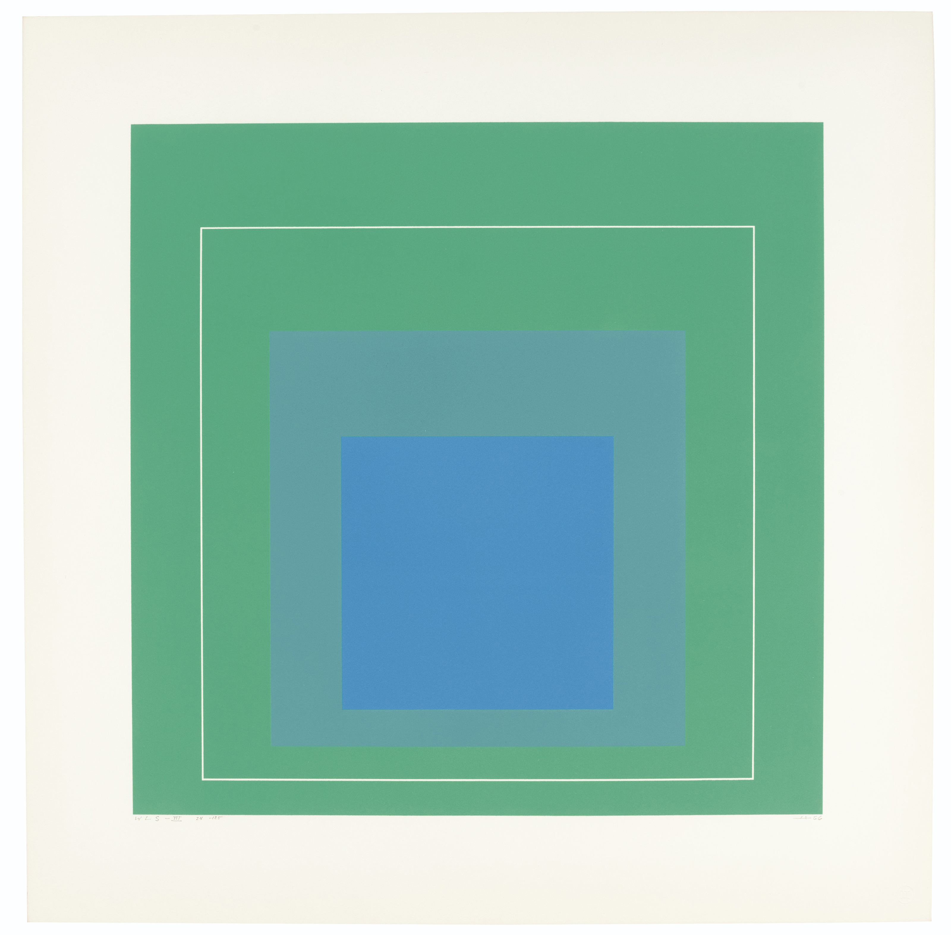 Josef Albers — Квадраты с белыми линиями, серия I, изображение 8