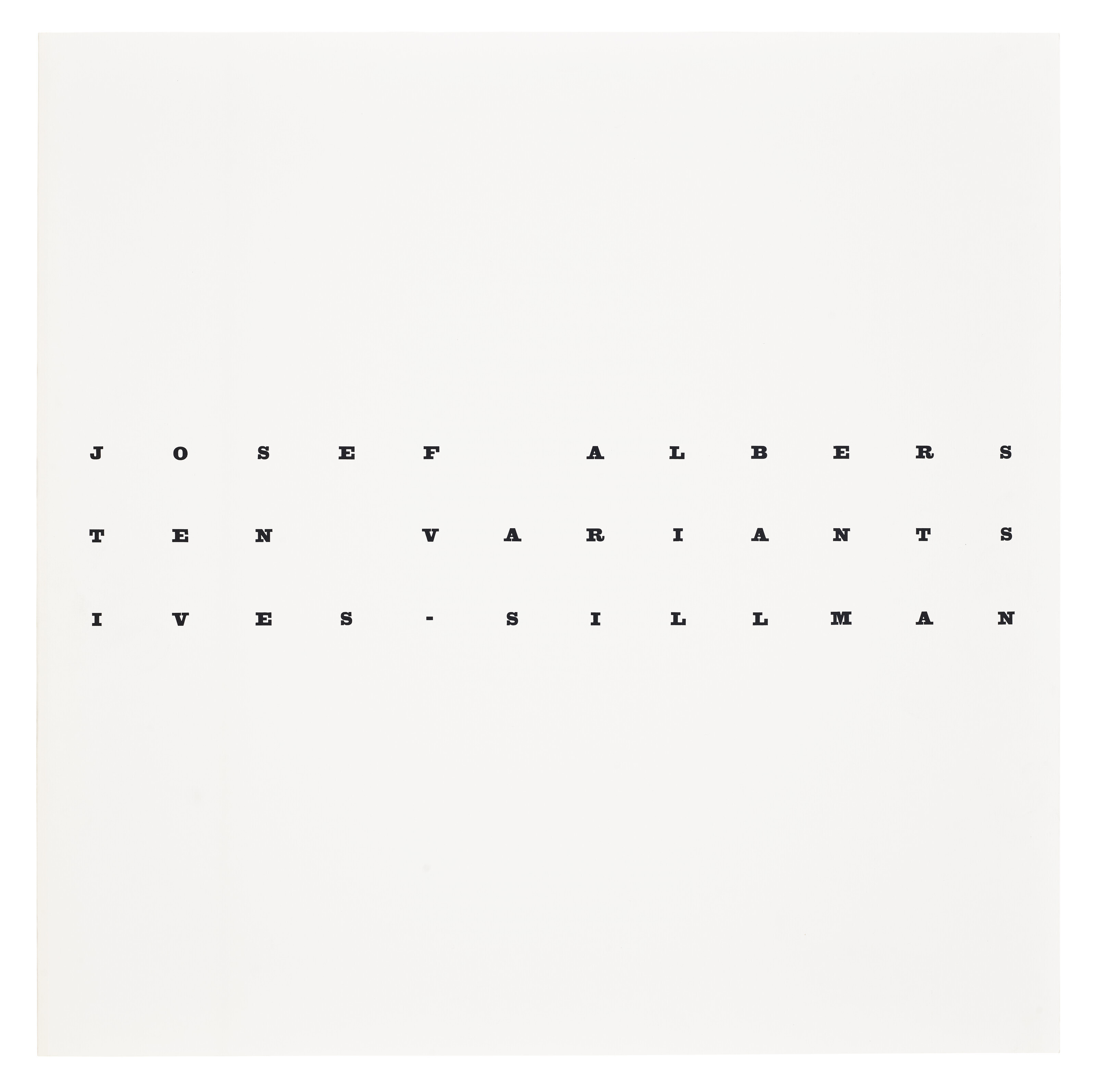 Josef Albers — Десять вариантов, изображение 12